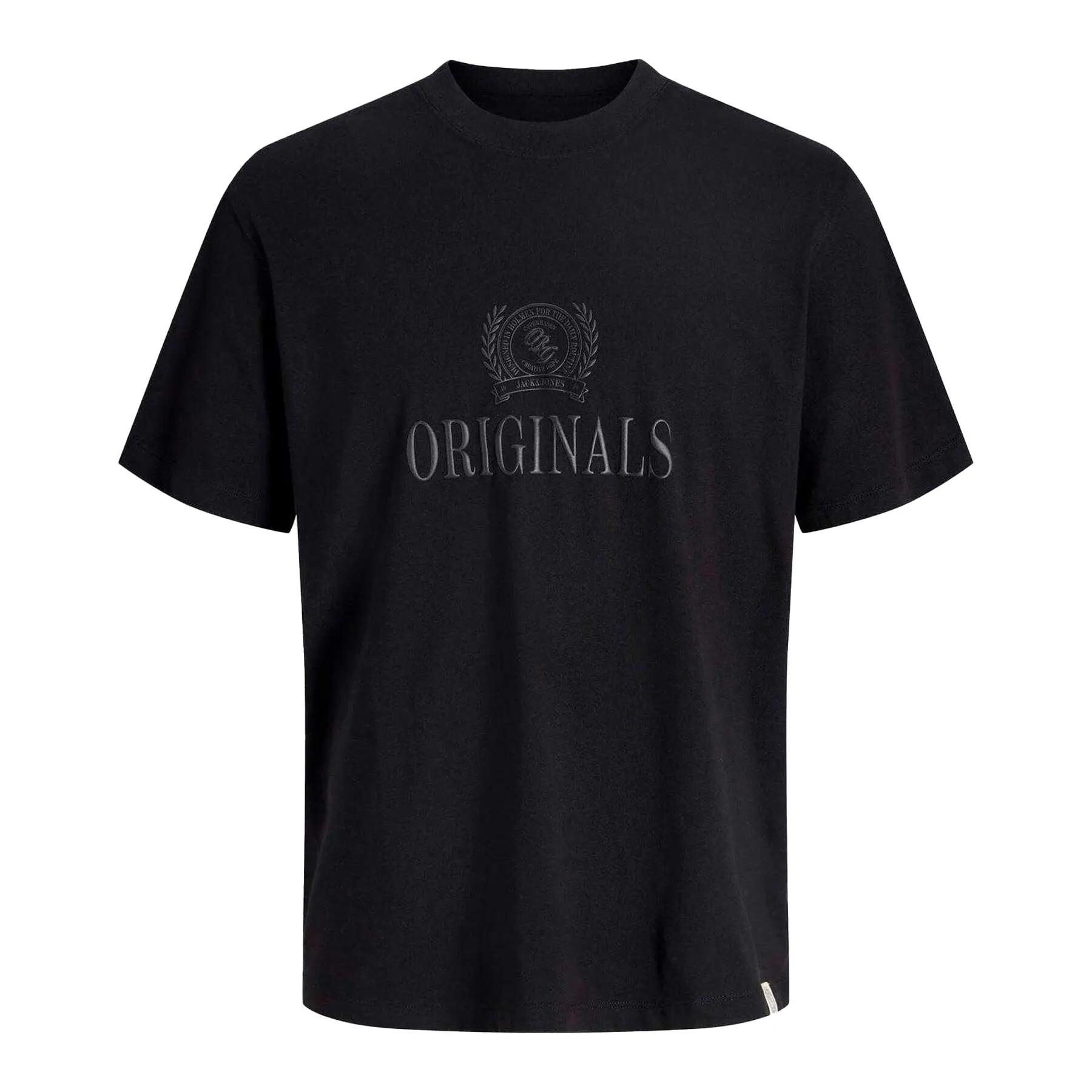 Jack And Jones Mens Monogram Short-Sleeved T-Shirt