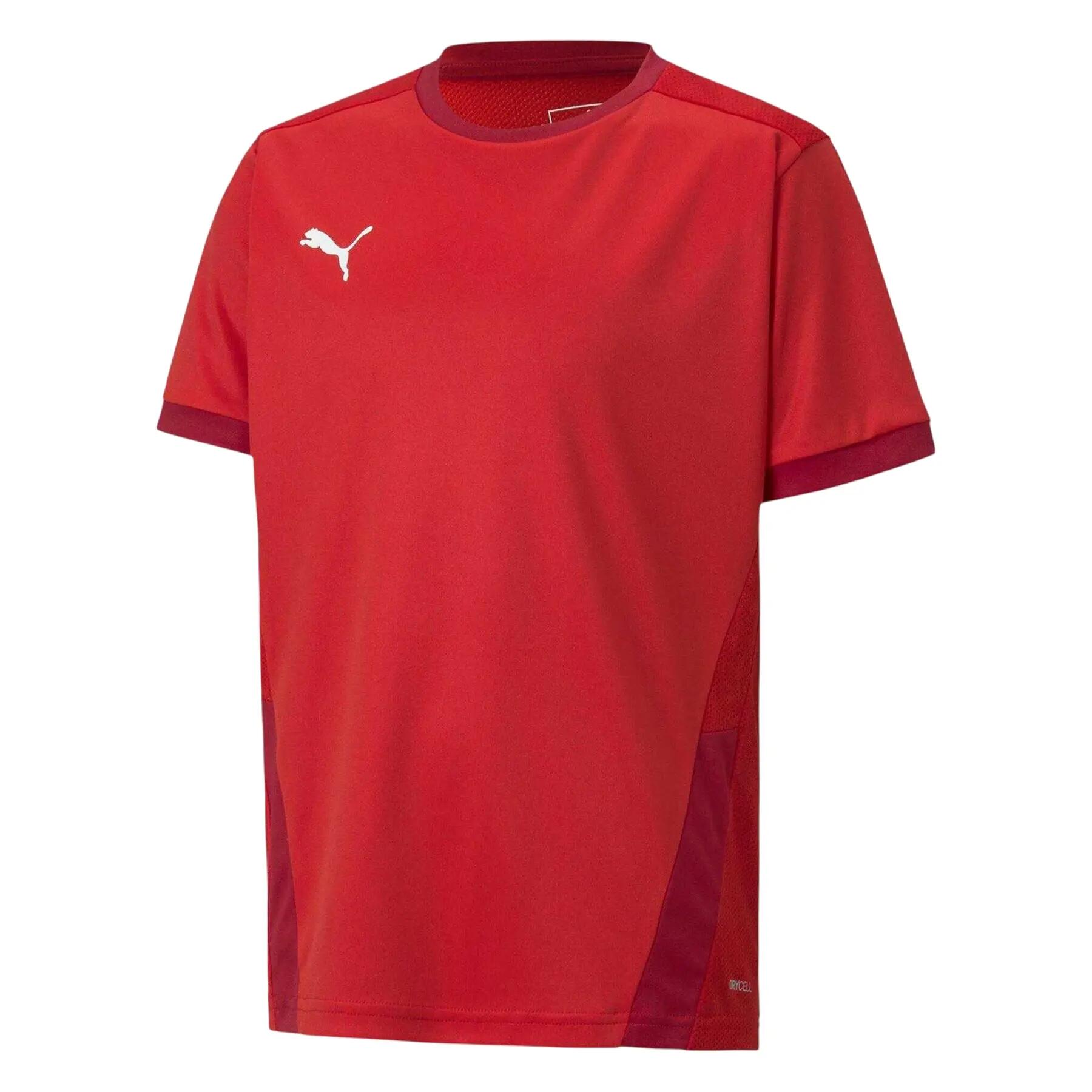 Puma Childrens/Kids TeamGoal 23 Athletic Short-Sleeved T-Shirt