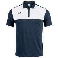 Polo manches courtes Homme Joma Winner bleu marine blanc