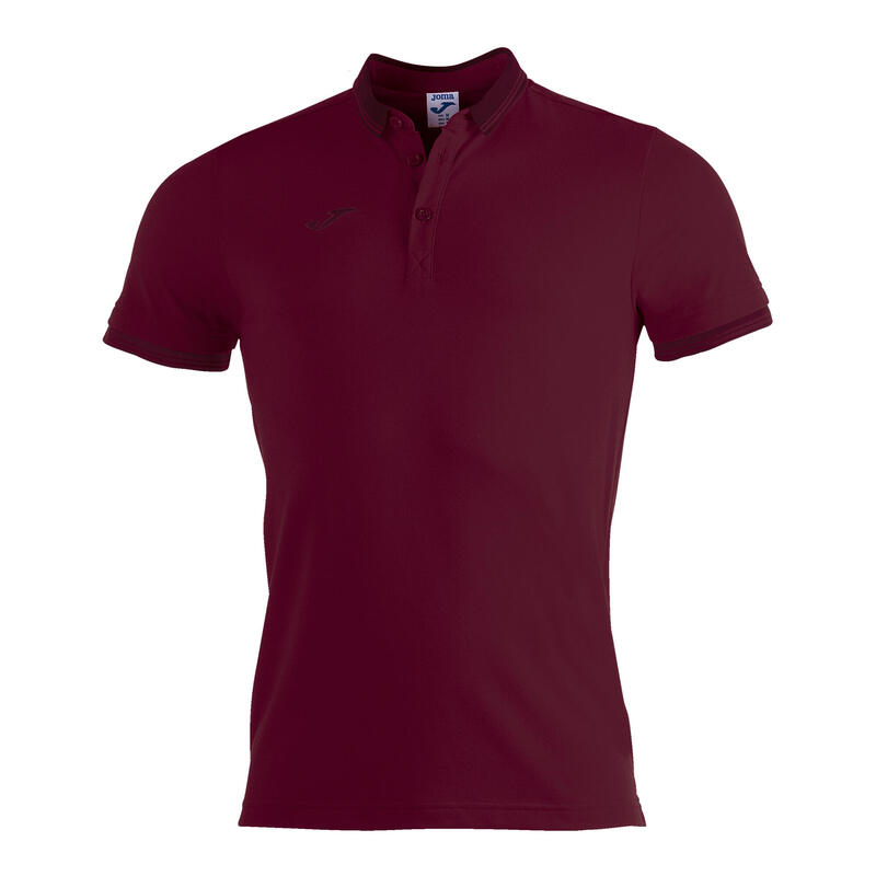 Polo manches courtes Garçon Joma Bali ii bordeaux