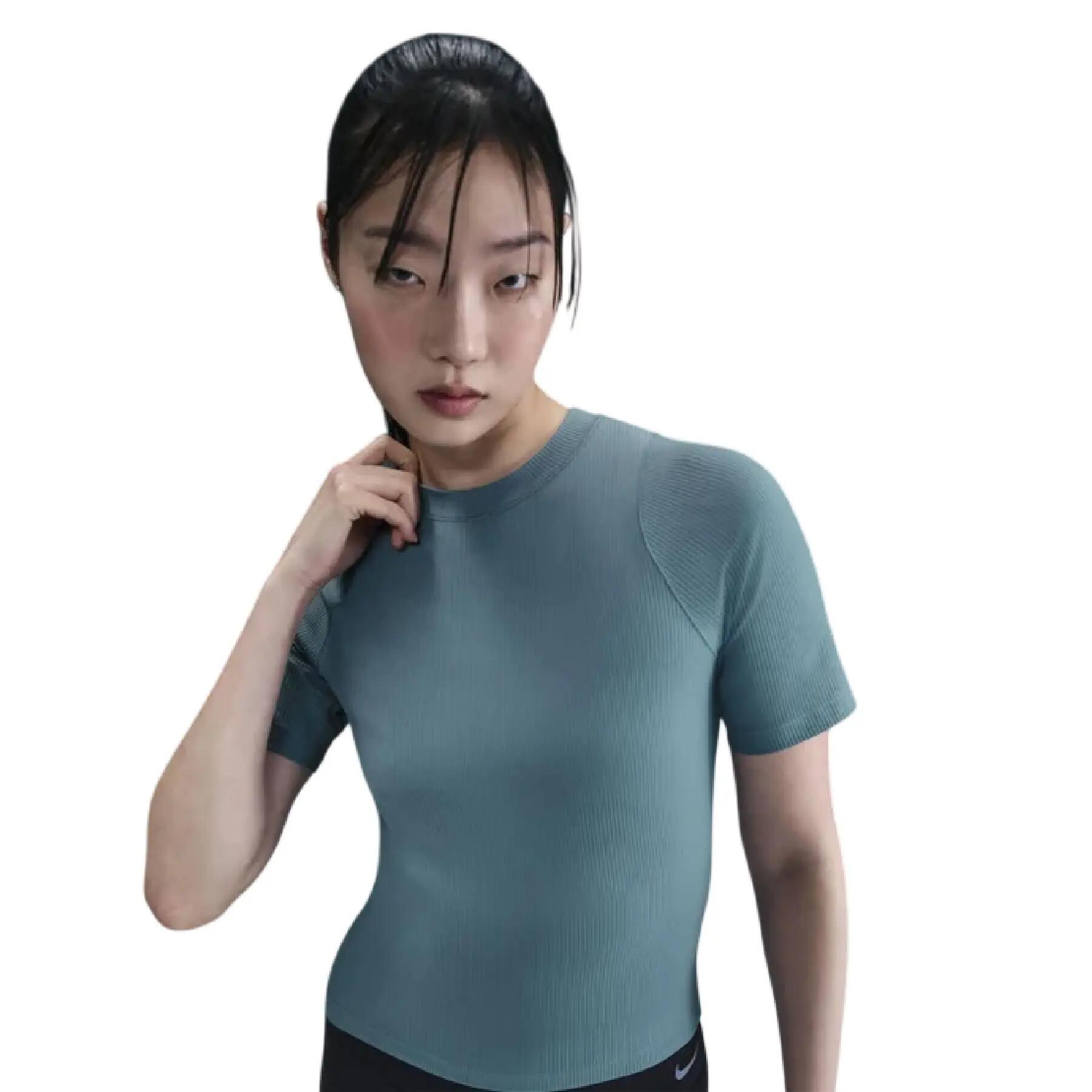 Nike Womens/Ladies Zenvy Swoosh Ribbed Top