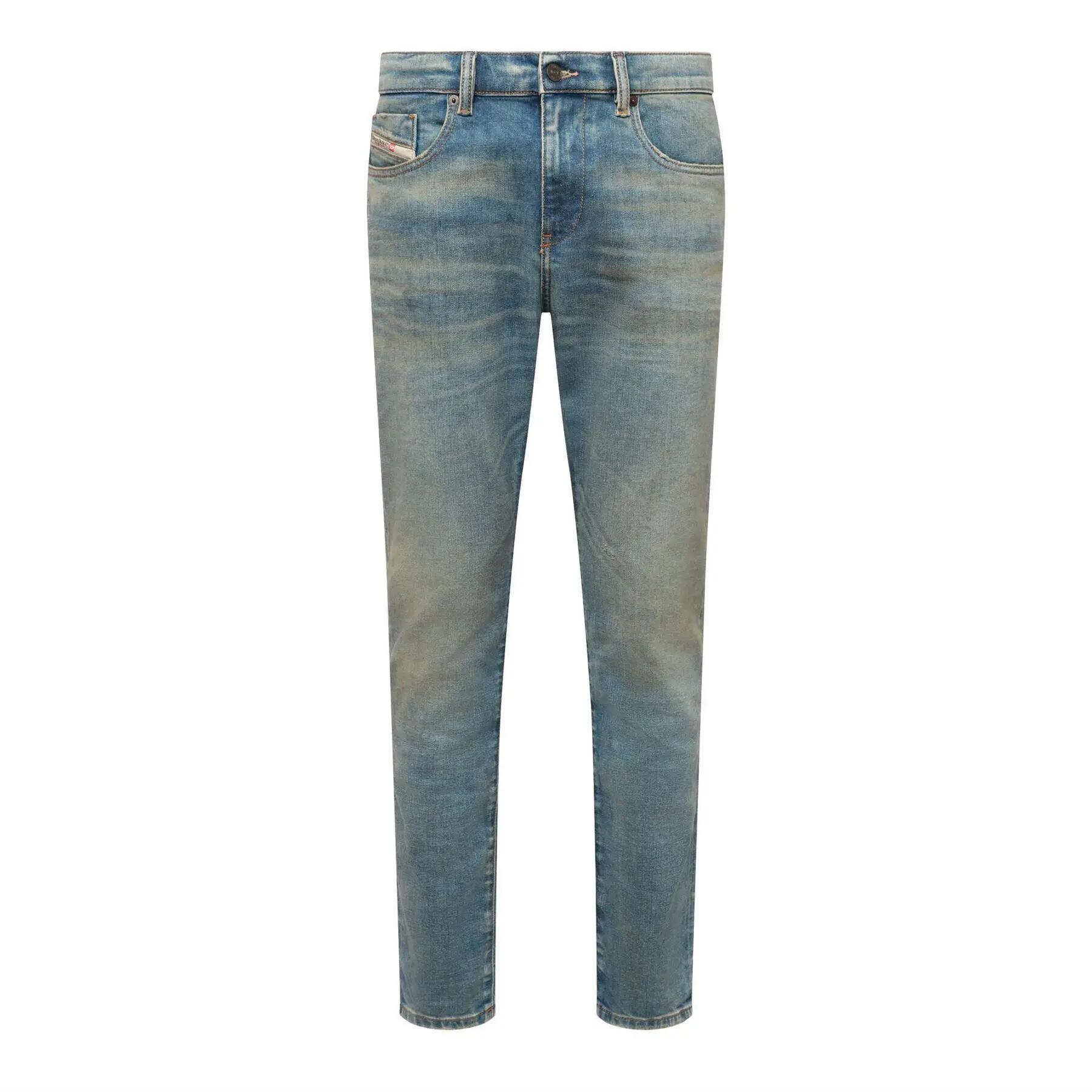 Diesel Mens 2019 D-Strukt Washed Faded Slim Jeans