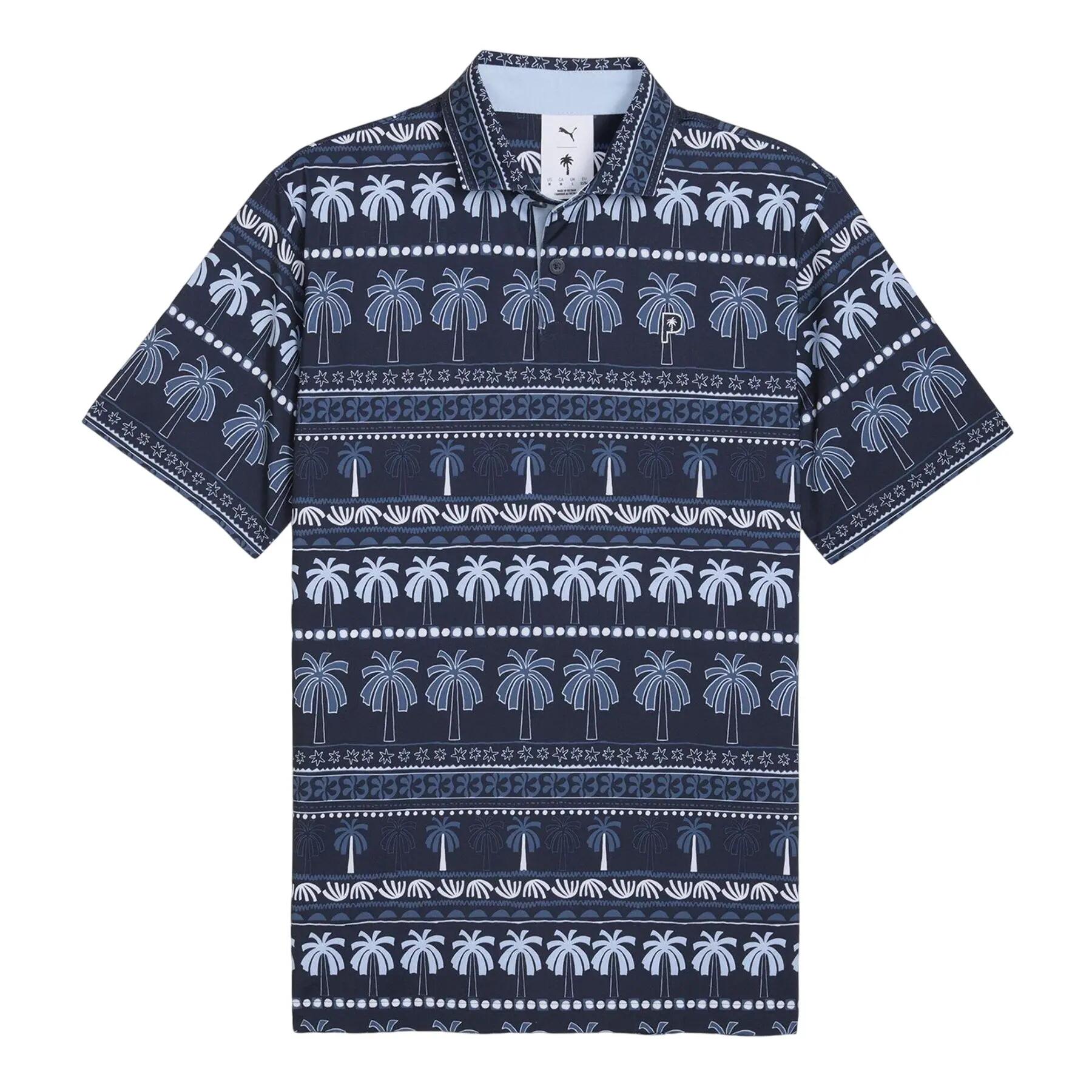 Puma Mens X Ptc Hero Palm Tree Polo Shirt