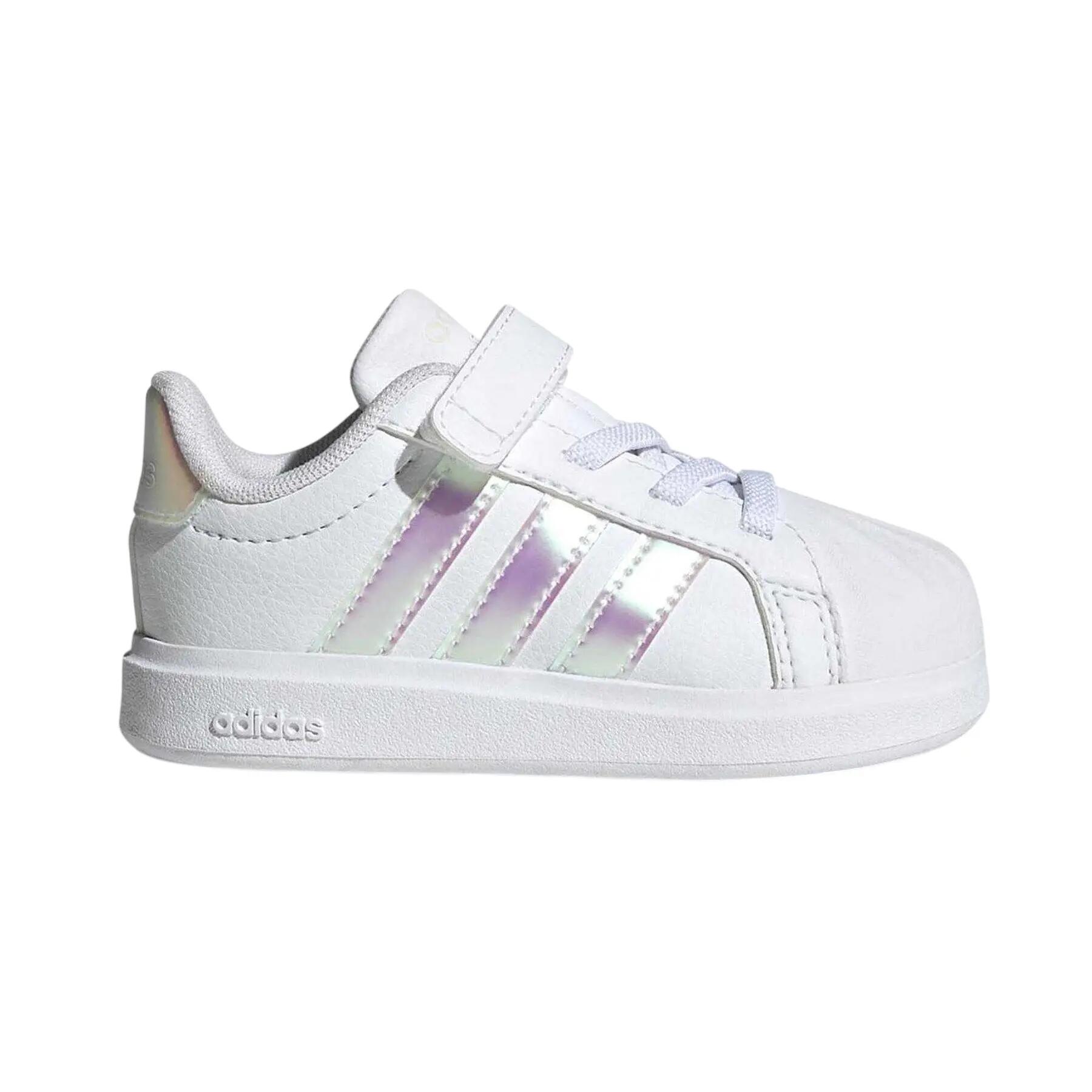 Adidas Childrens/Kids Grand Court Iridescent Trainers
