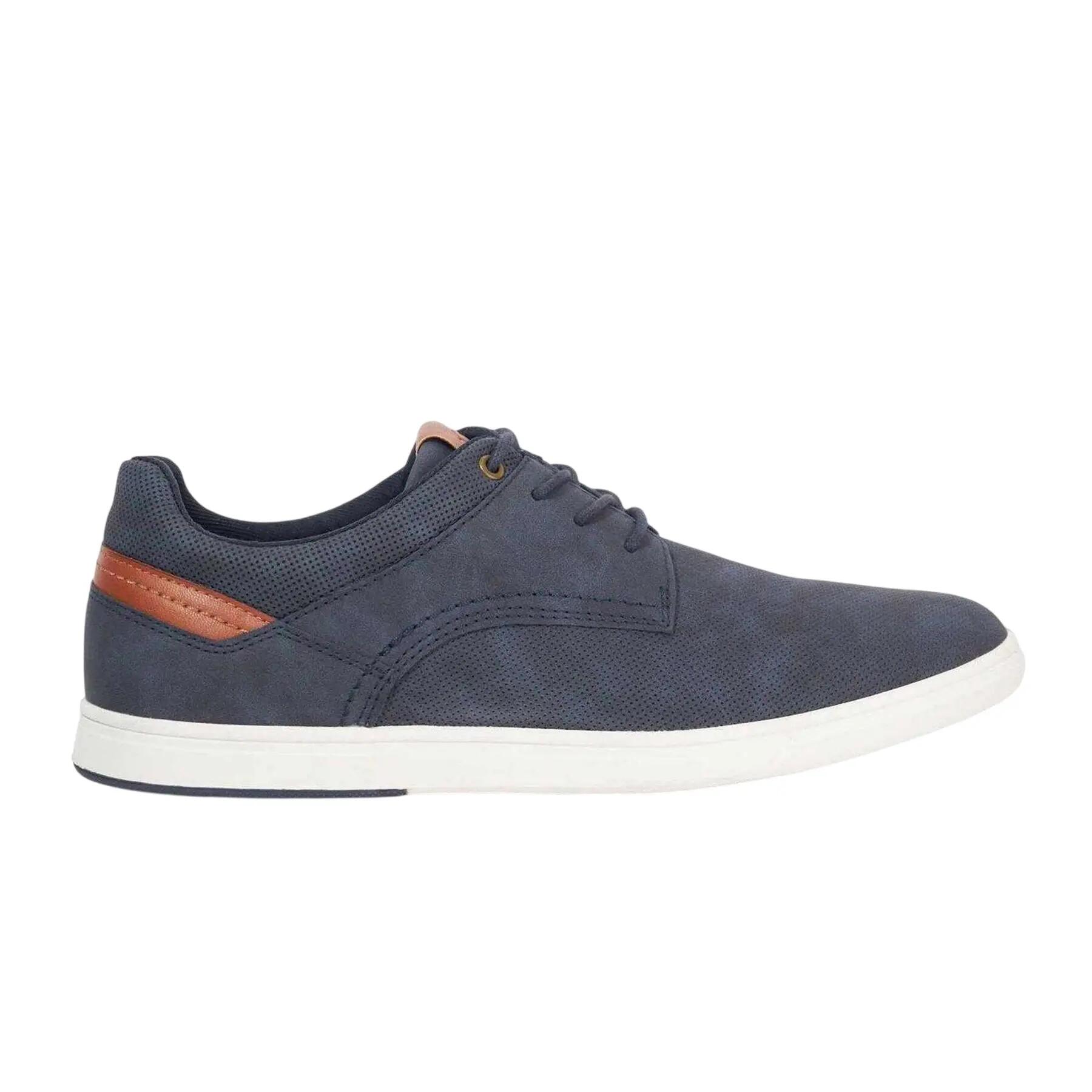 Dune London Mens Tailors Suede Trainers