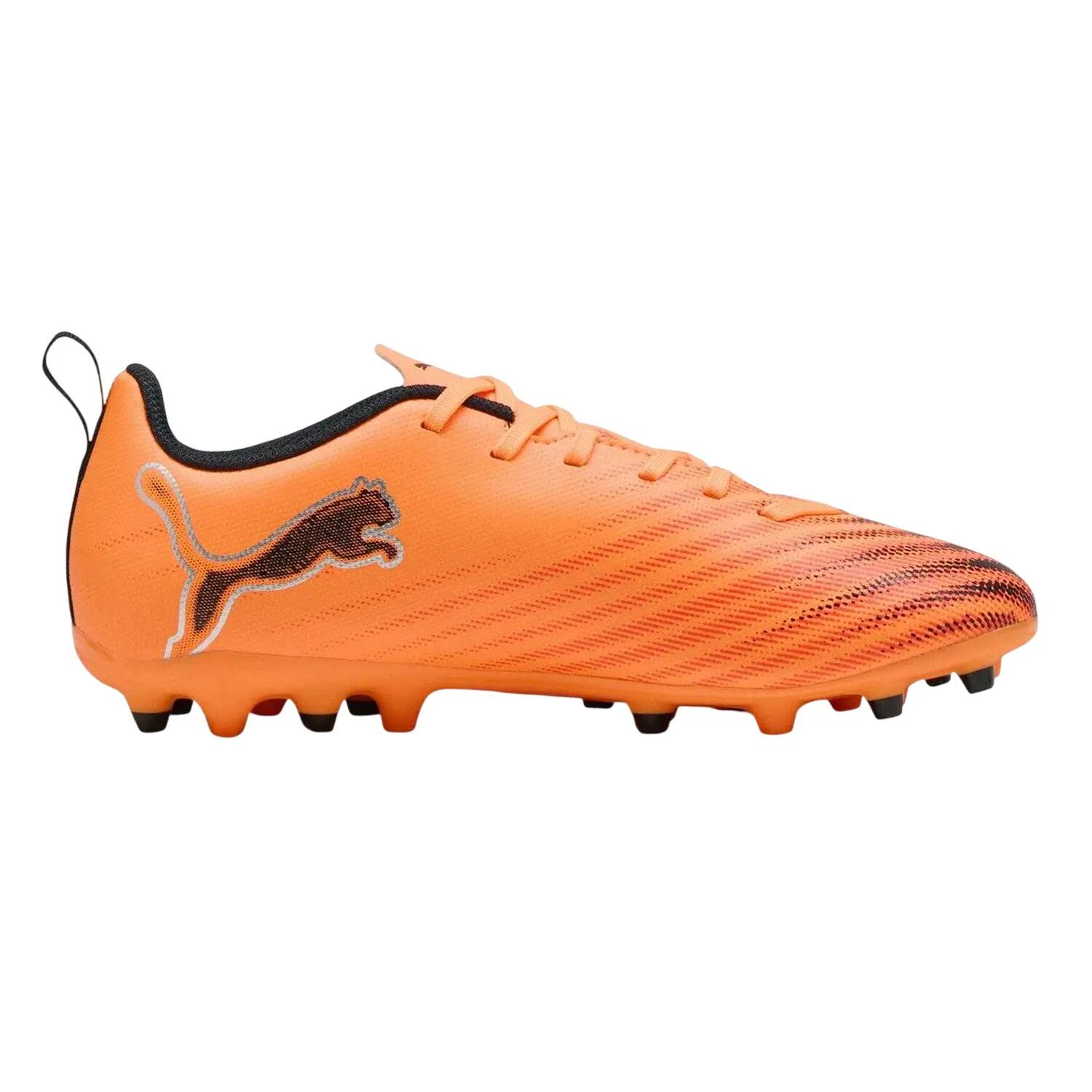 Puma Childrens/Kids Ultra 6 Play Striped Lace Up Firm Ground Football Boots