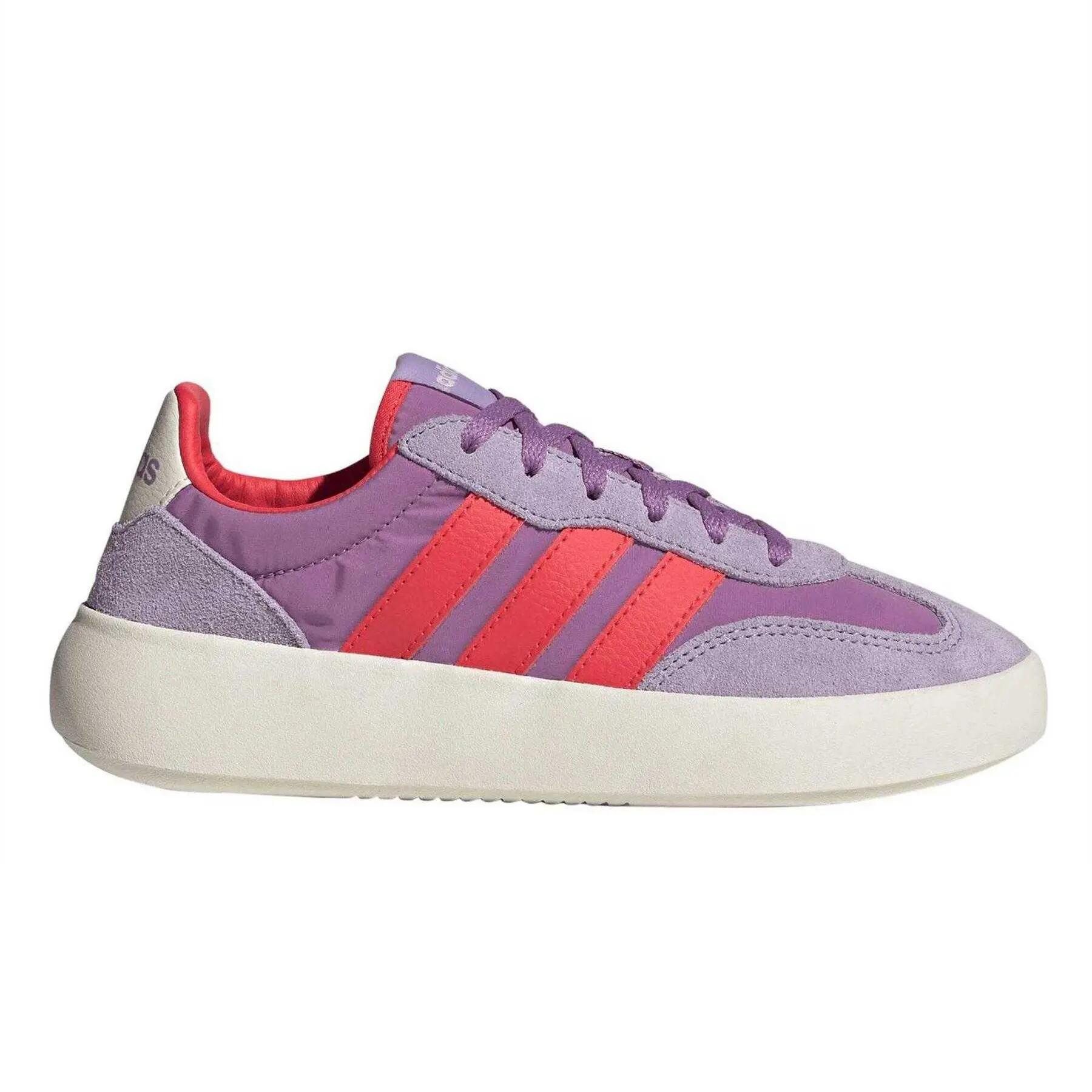 Adidas Childrens/Kids Barreda Decode 3 Stripes Leather Trainers
