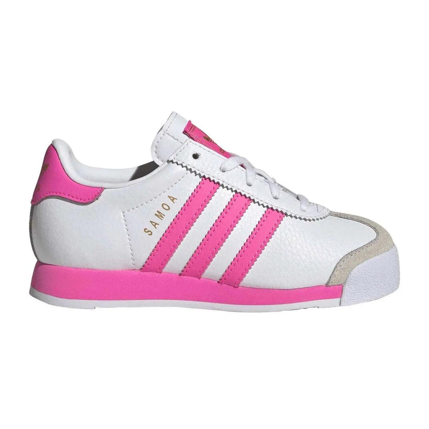 Adidas Childrens/Kids Samoa Stripes Leather Trainers