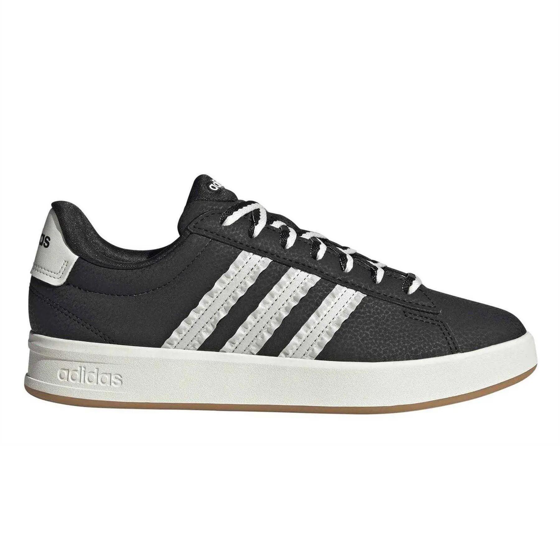 Adidas Mens Grand Court 3 Stripes Flat Trainers