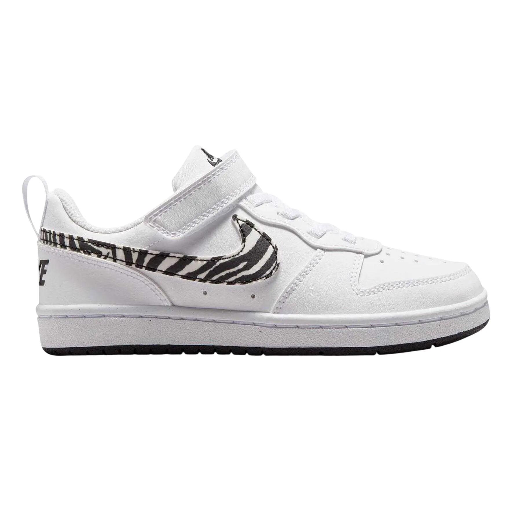 Nike Childrens/Kids Borough Low Recraft Zebra Print Flat Trainers