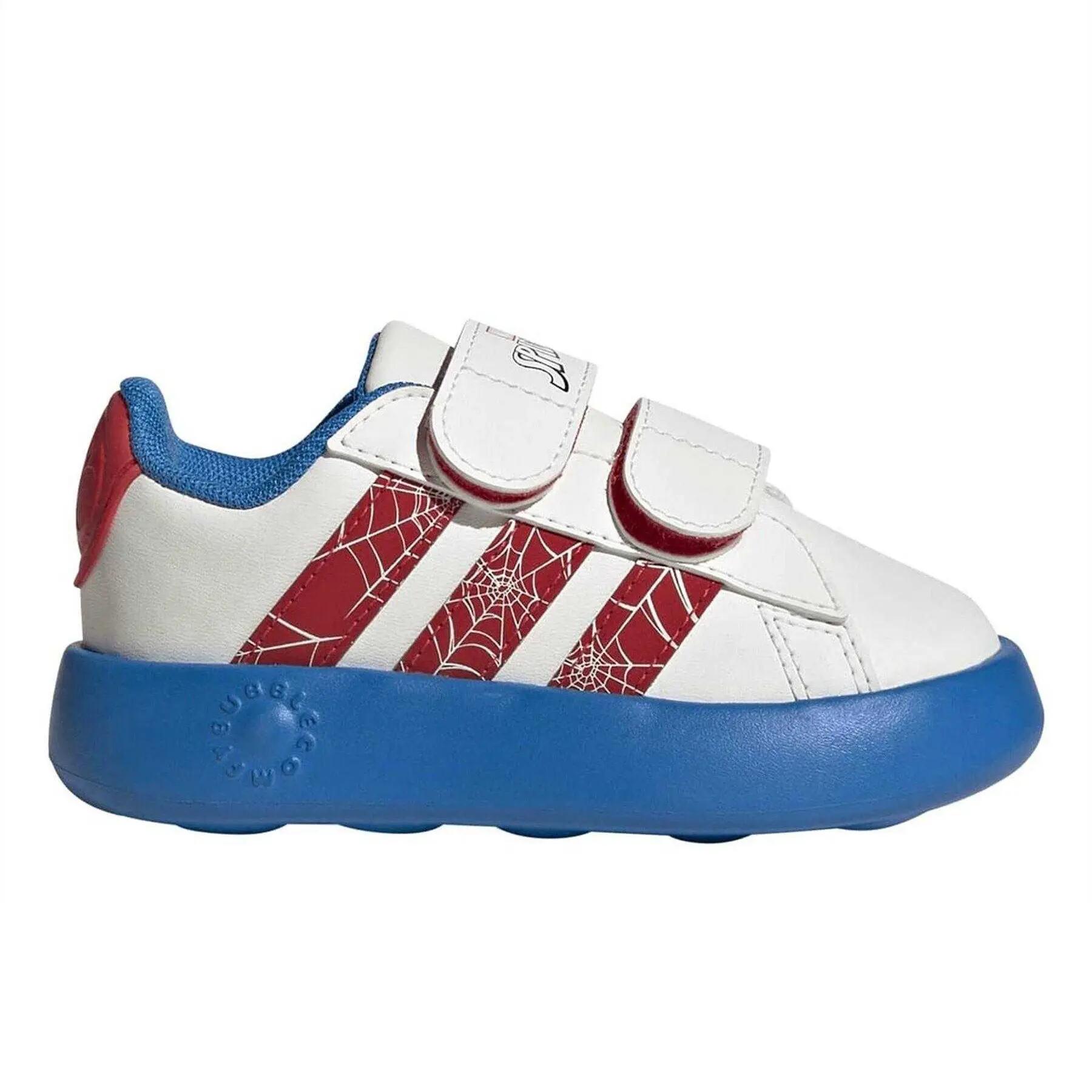 Adidas Childrens/Kids Grand Court Spider-Man Touch Fastening Trainers