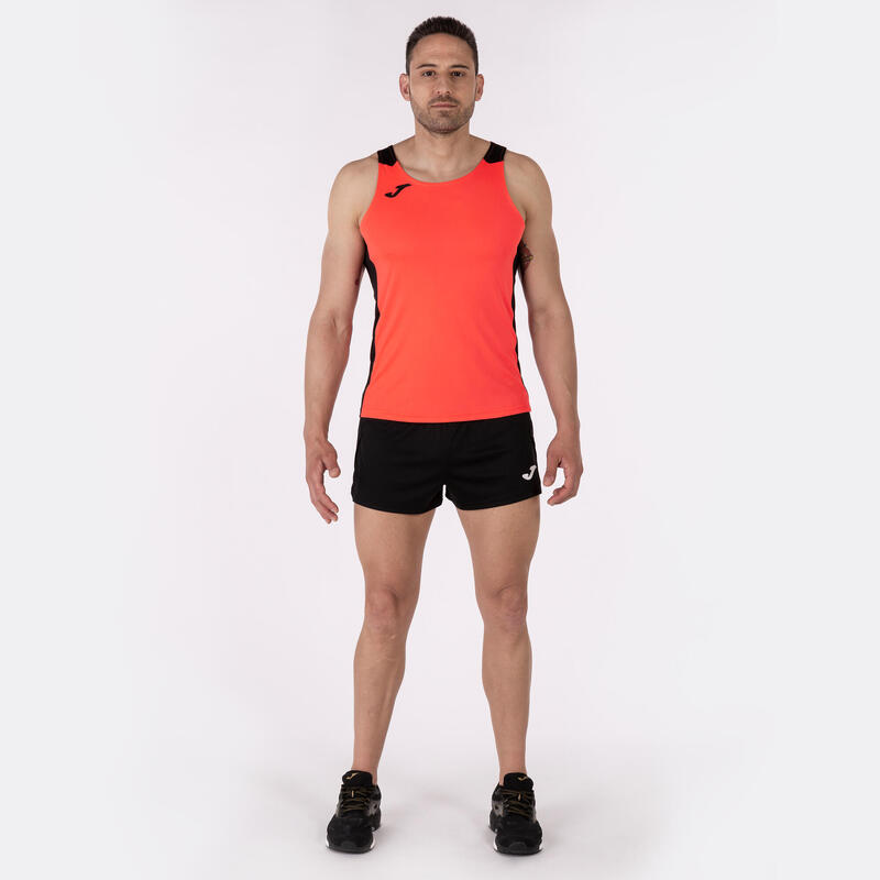 Camiseta tirantes Niño Joma Record ii coral flúor negro