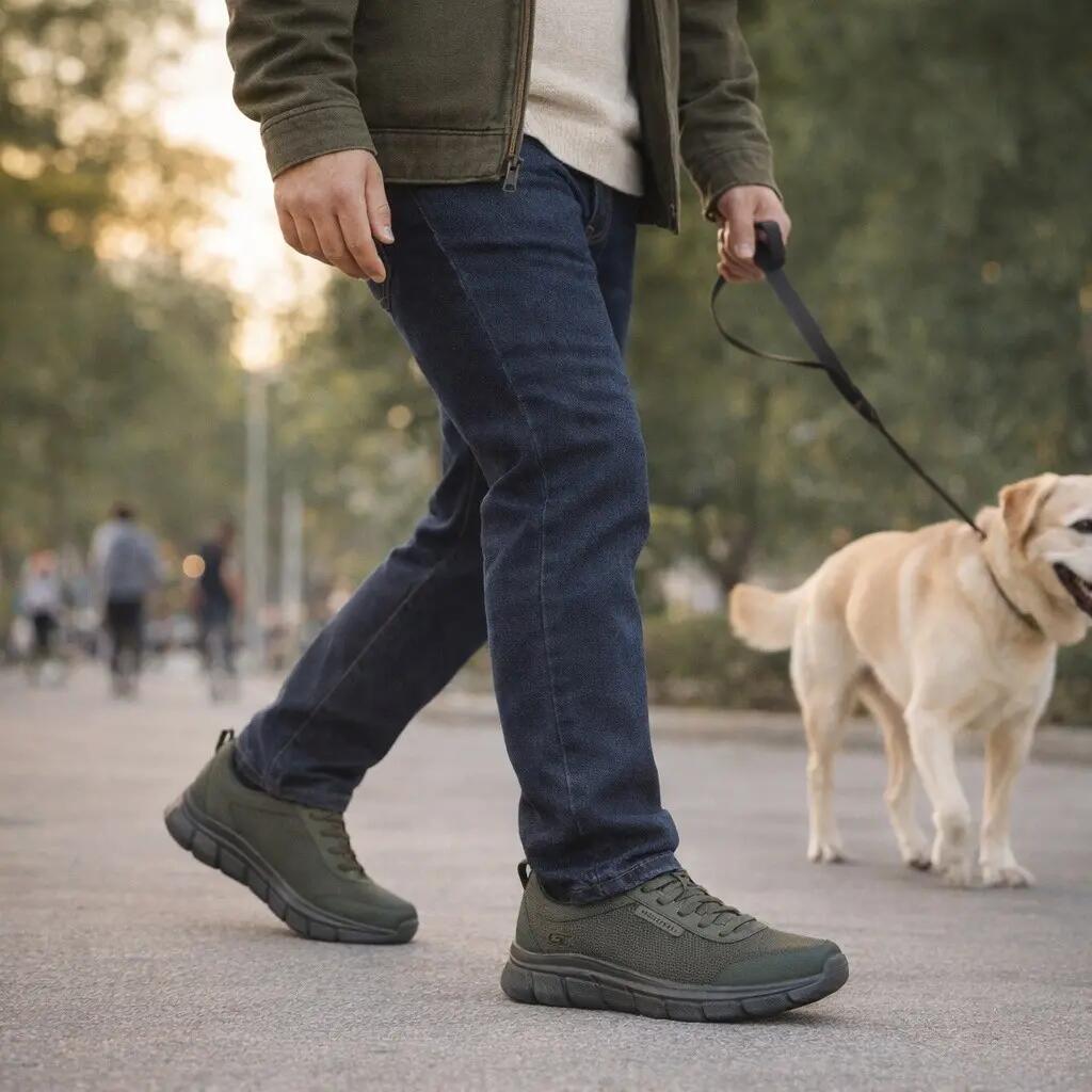 Bobs B Flex Rainy Edge KAKI - Turnschuhs Veganas 6/7