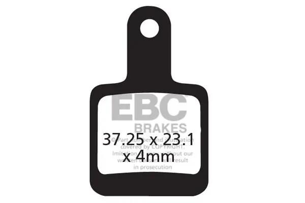 CFA391 - Klocki hamulcowe rowerowe (organiczne) EBC Brakes 3/4