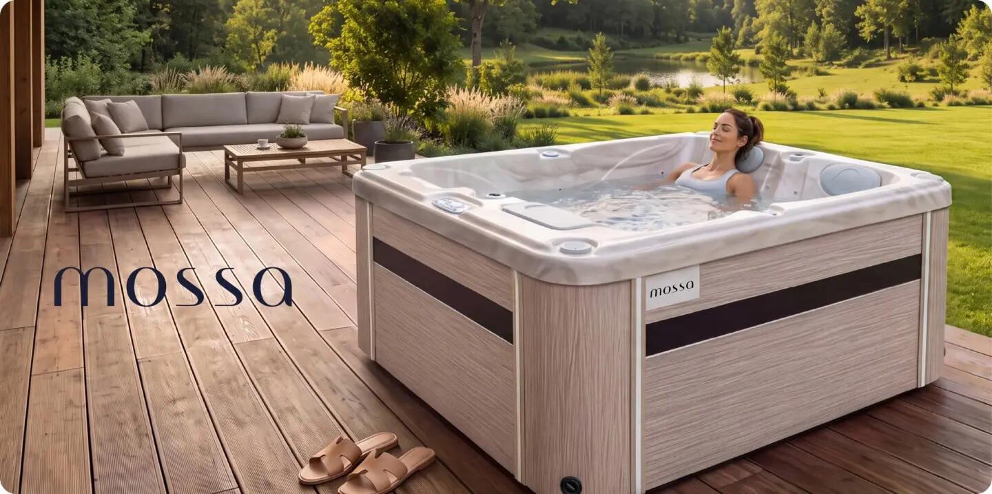 Profesjonalna całoroczna wanna SPA z hydromasażem 2 osobowe ogrodowe zestaw 15/16