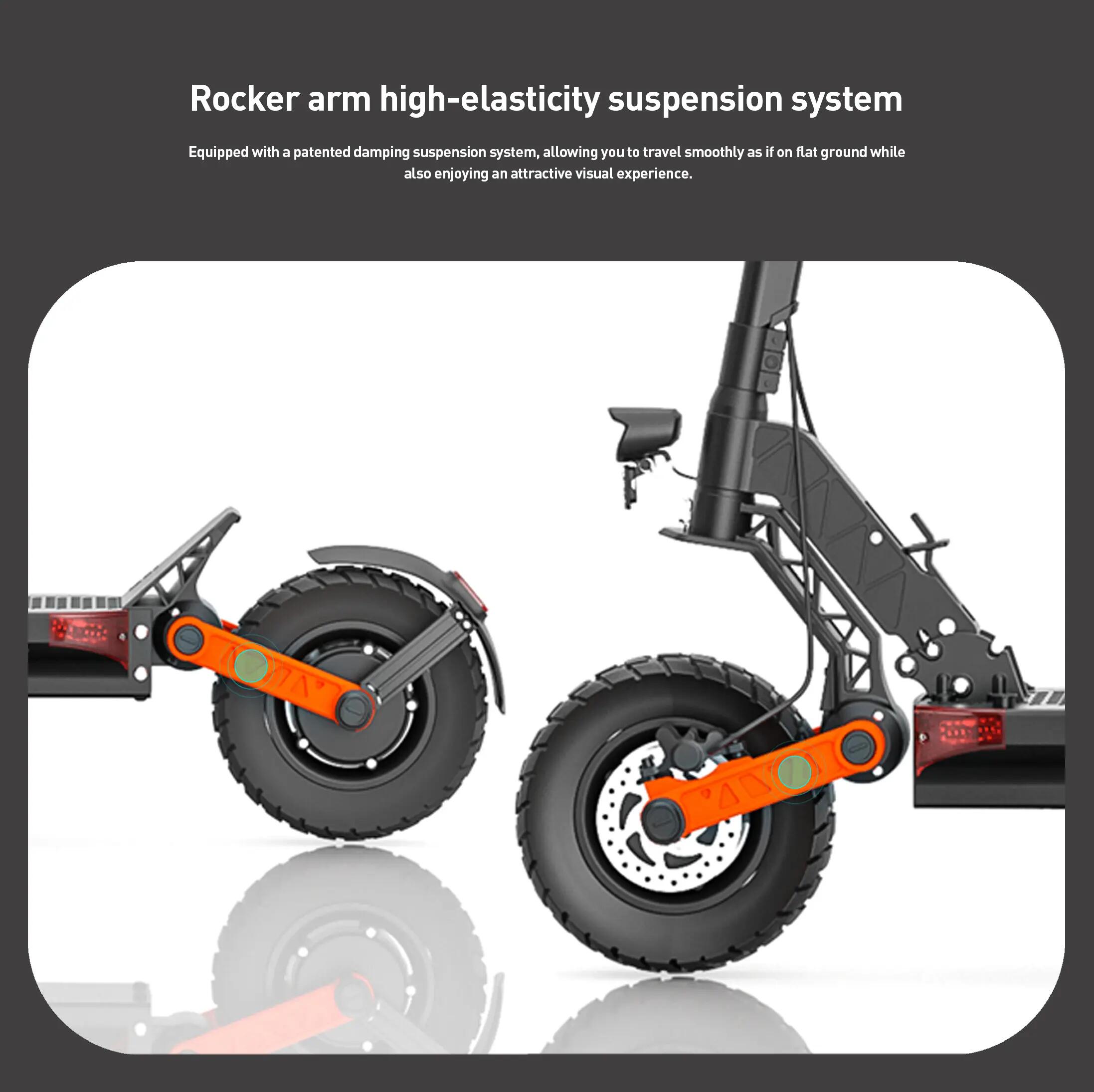 Trotic. elétrica dobrável adulto JOYOR S10-S-Z 60V18Ah 10" Off-Road 7/12