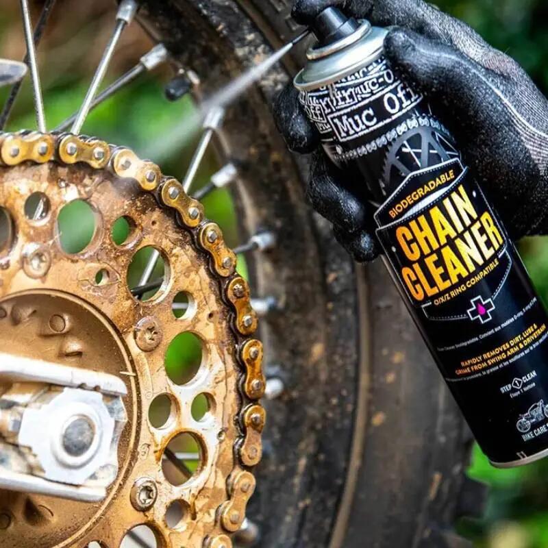 Spray do czyszczenia łańcucha, chaincleaner biodegradowalny 400ML MUC-OFF 2/3