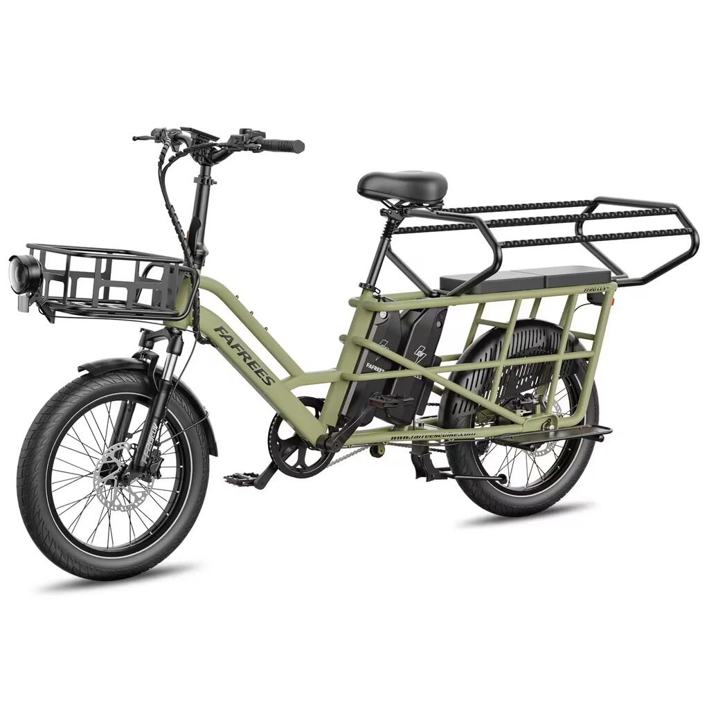 Cargo EBike FF20 CUV Dual 12Ah Battery 140km Range Fat Tires Rear Seat 200kg