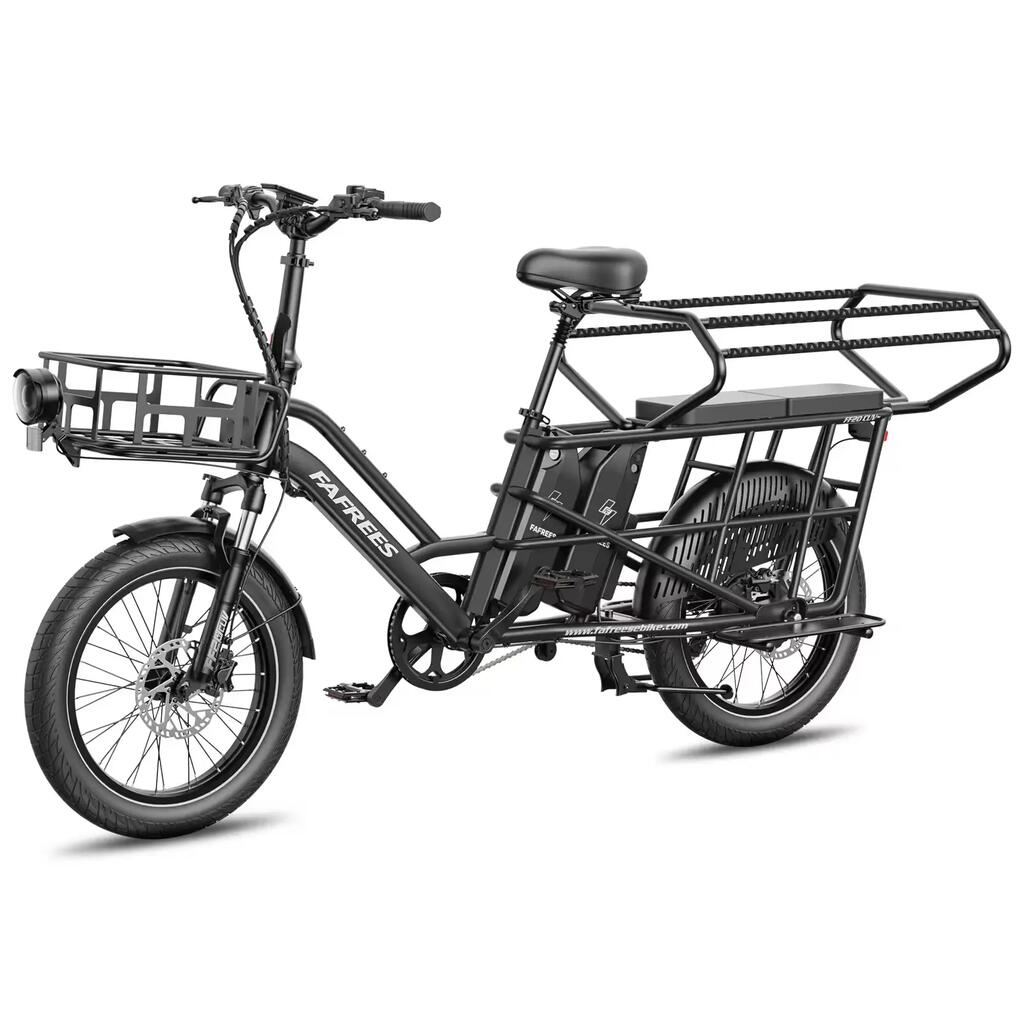 Cargo EBike FF20 CUV Dual 12Ah Battery 140km Range Fat Tires Rear Seat 200kg