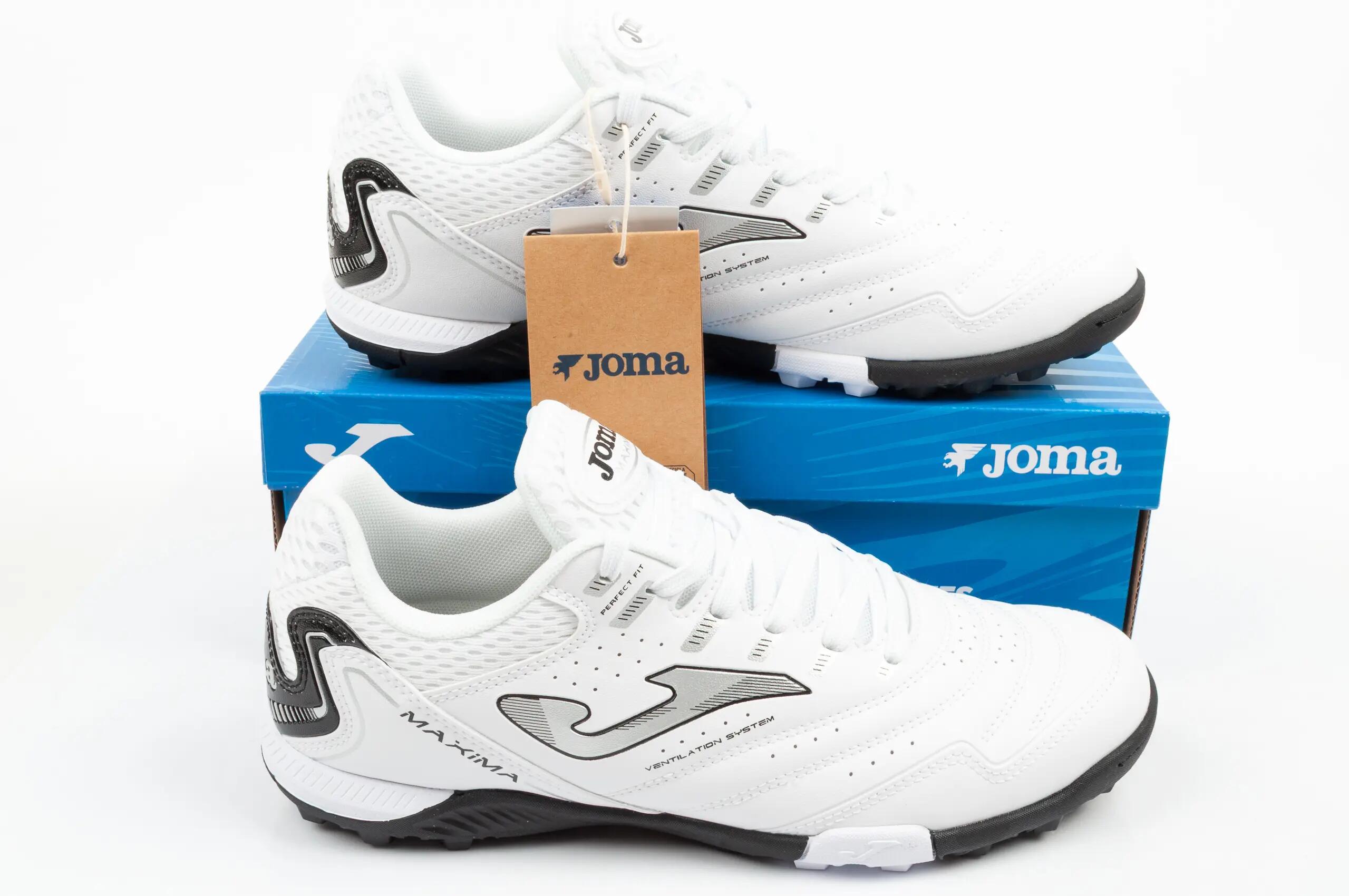 Botas Fútbol Fútbol Adulto Joma Maxima 26 TF Blanco 9/9