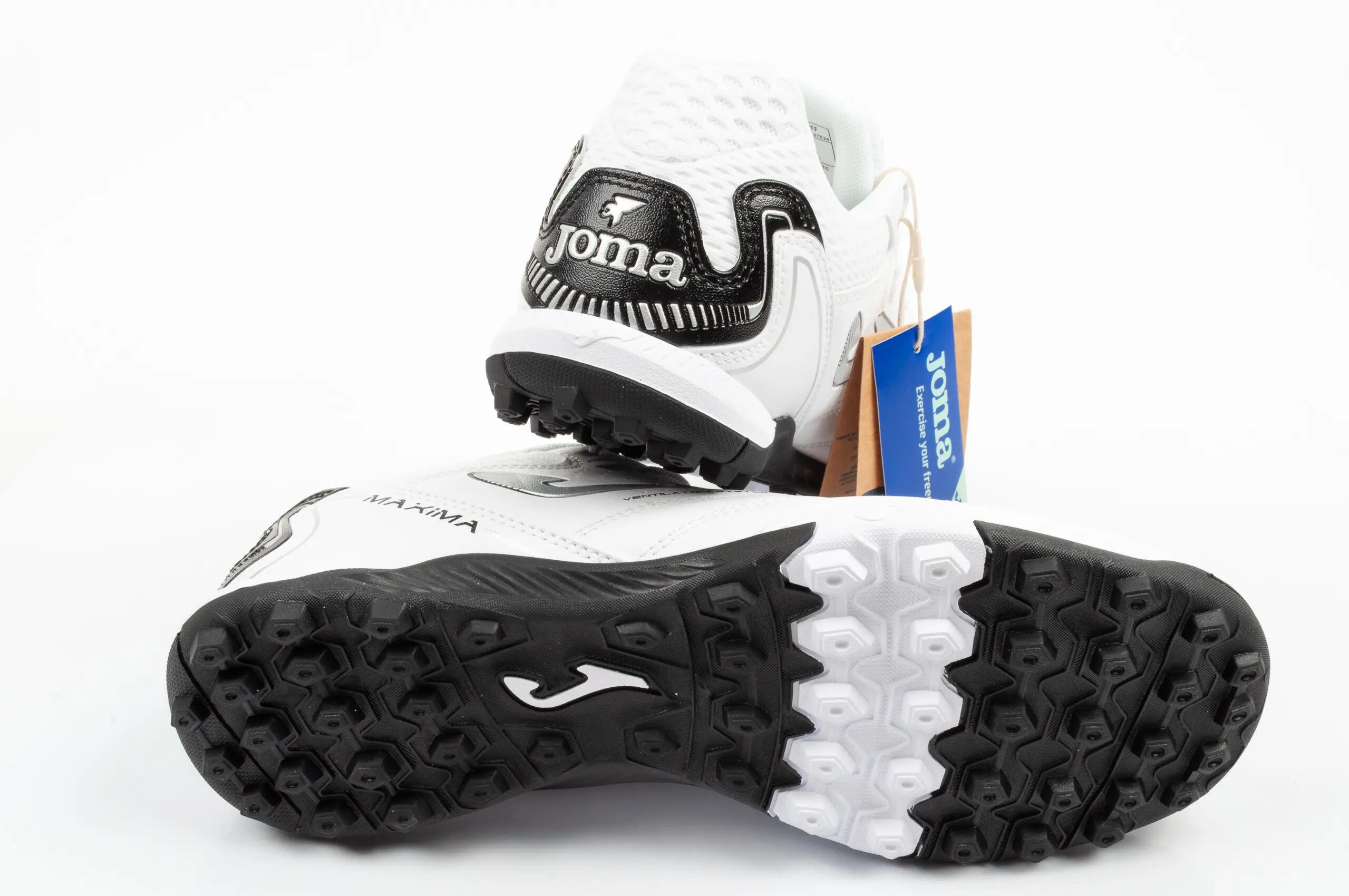 Botas Fútbol Fútbol Adulto Joma Maxima 26 TF Blanco 8/9
