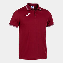 Polo Manga Corta Fútbol Hombre Joma Campus III Burdeos