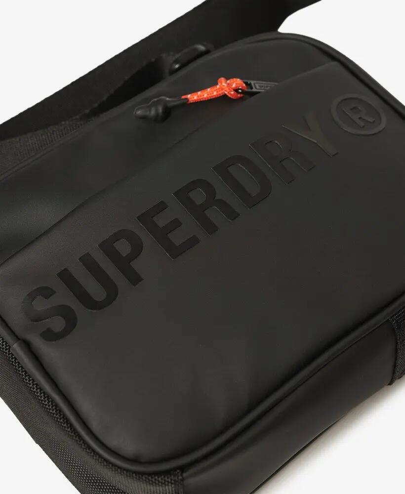 superdry borsa tracolla Tarp in poliestere resistente – Black Tonal 5/5