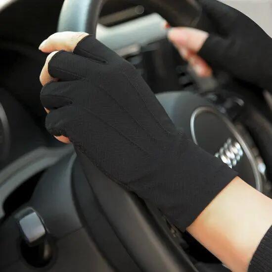 1 paire de gants d'été légers sans doigts - Gants de protection solaire pour la 6/6