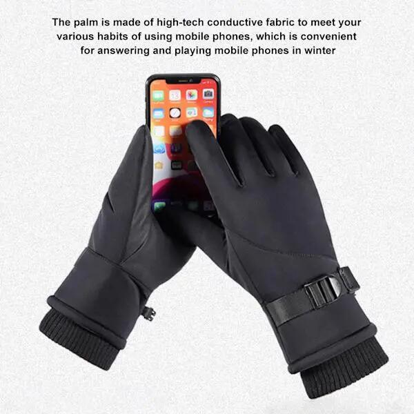 Gants d'hiver pour hommes et femmes, tactiles, imperméables, coupe-vent et therm 8/8