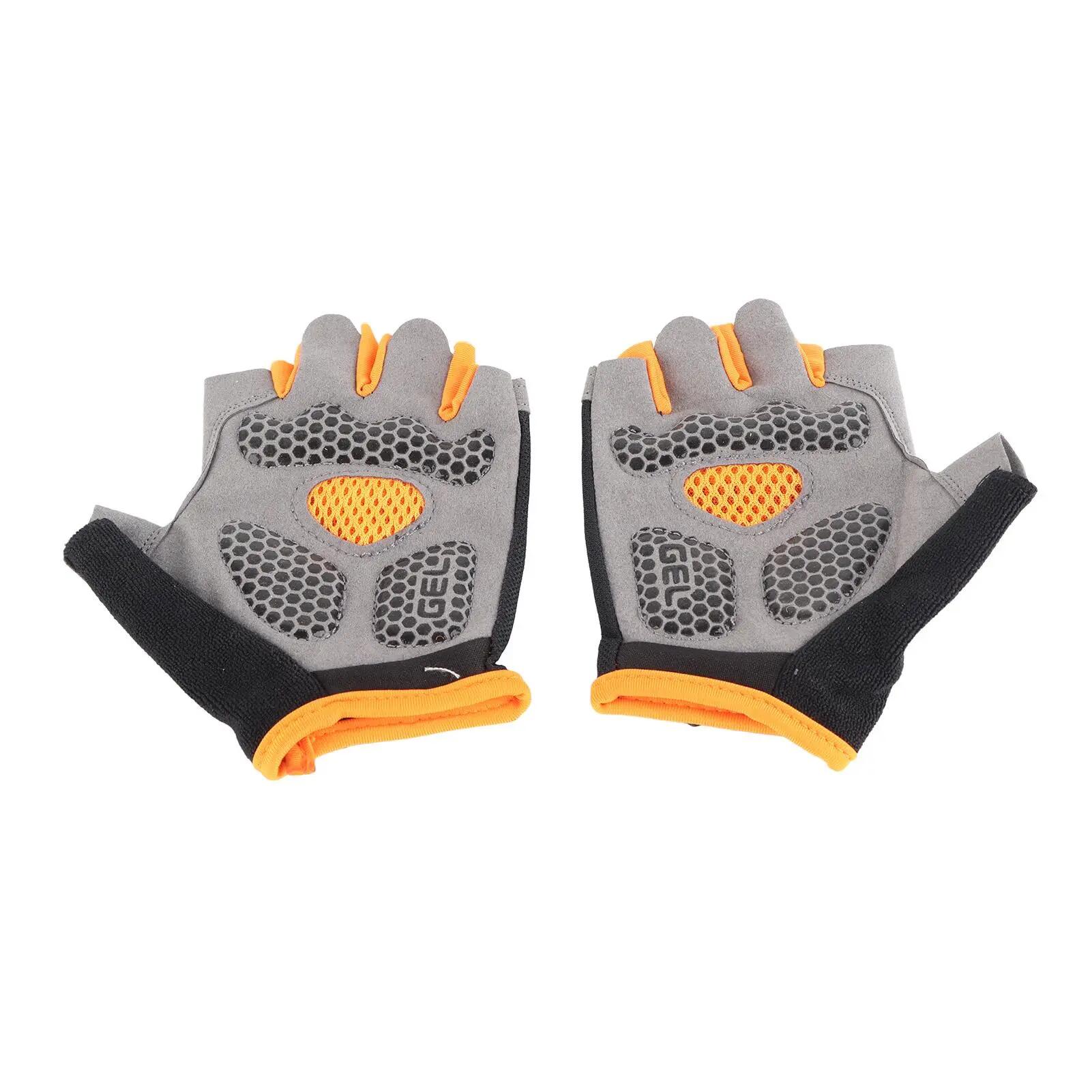 Gants de musculation antidérapants pour le cyclisme et le fitness, demi-doigts, 8/8