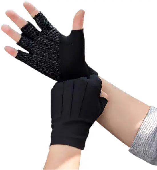 1 paire de gants d'été légers sans doigts - Gants de protection solaire pour la 2/6