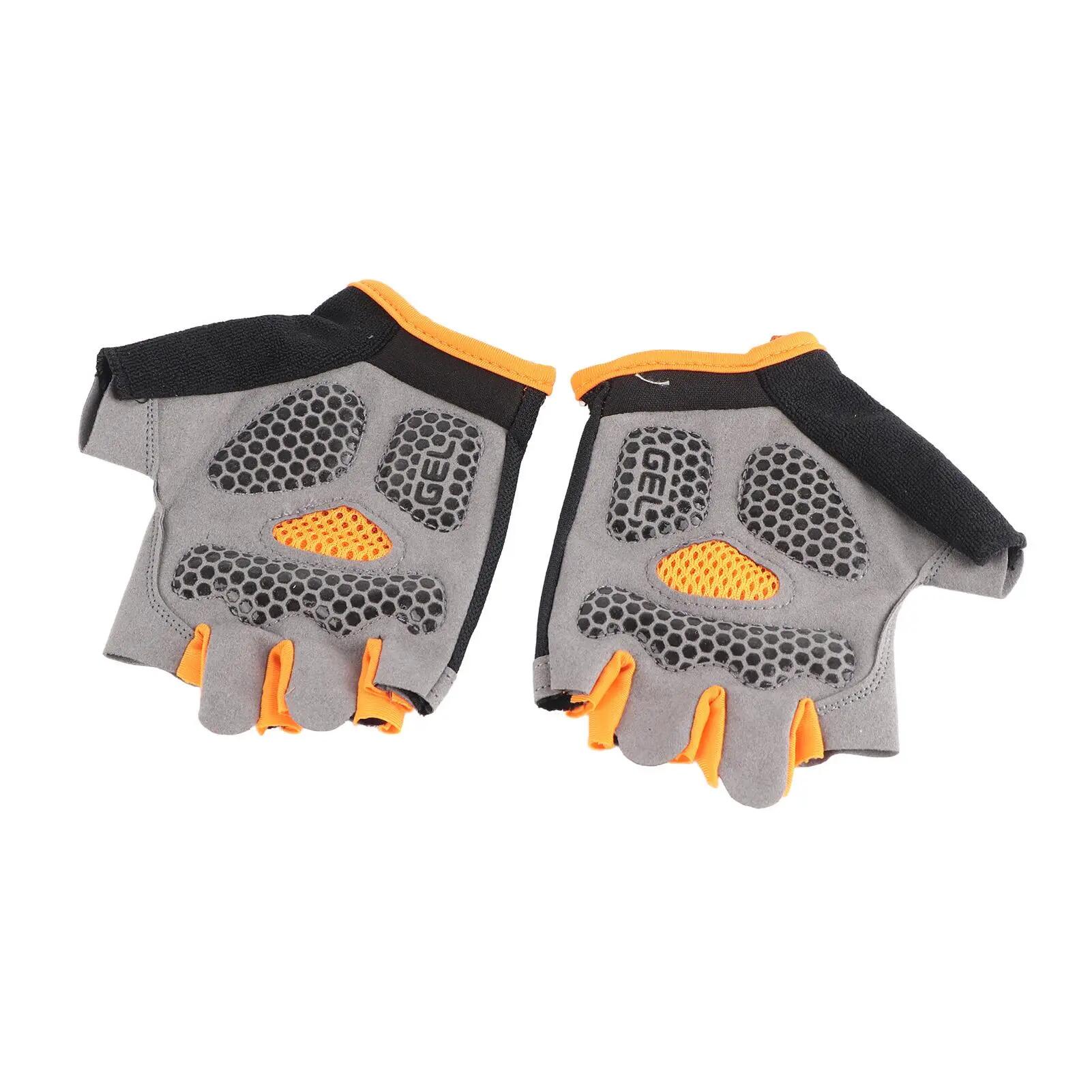 Gants de musculation antidérapants pour le cyclisme et le fitness, demi-doigts, 6/8