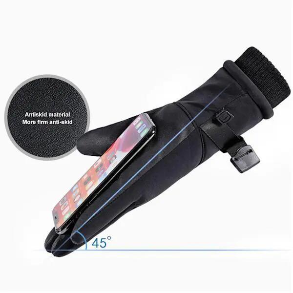 Gants d'hiver pour hommes et femmes, tactiles, imperméables, coupe-vent et therm 3/8