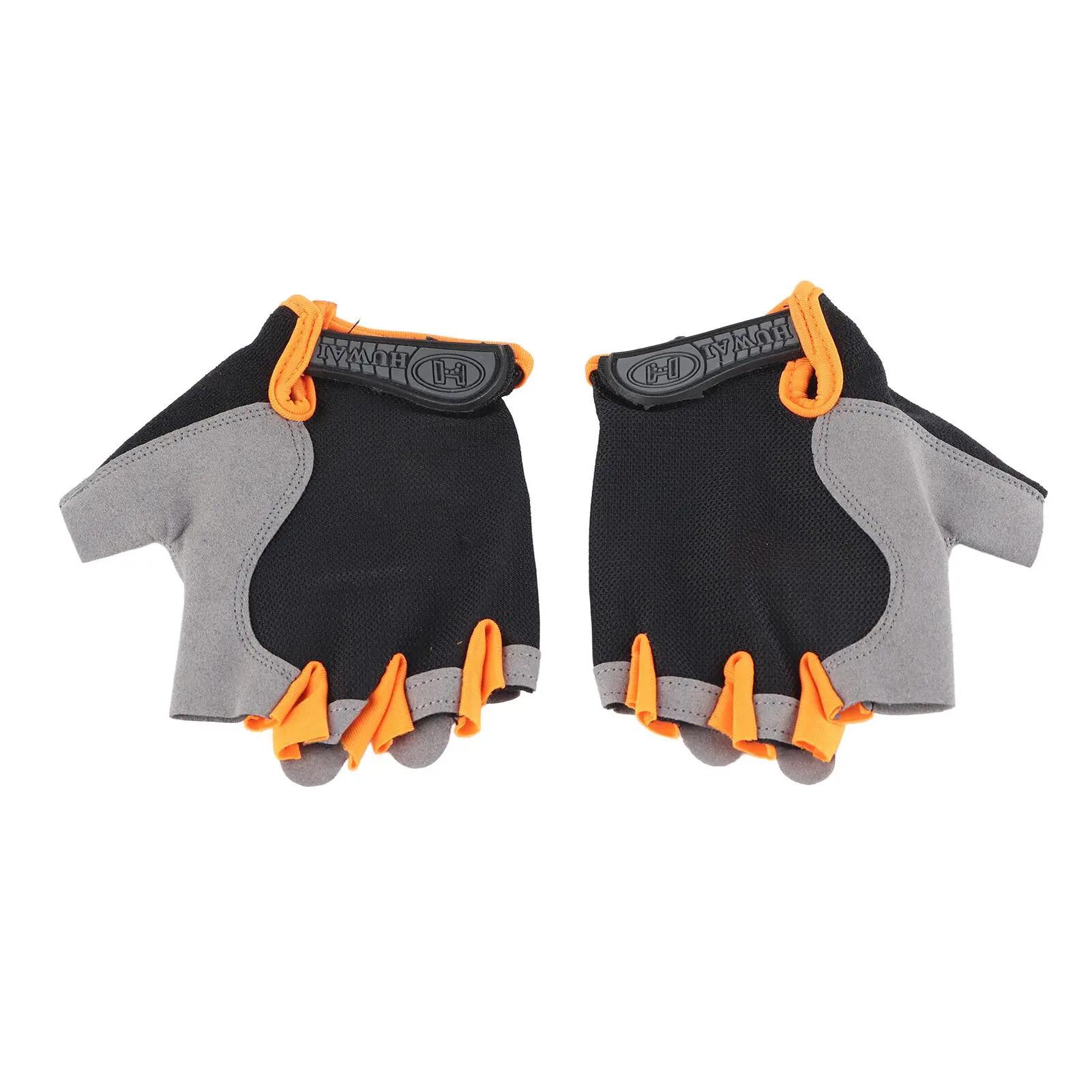 Gants de musculation antidérapants pour le cyclisme et le fitness, demi-doigts, 4/8
