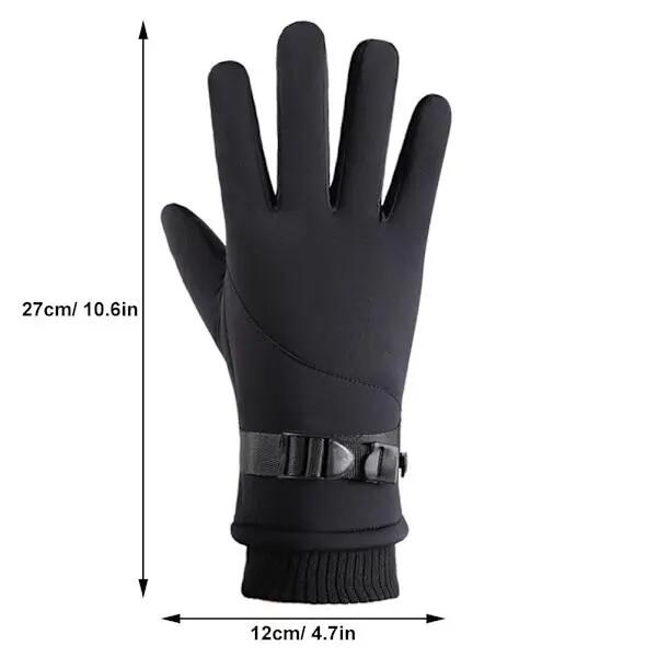 Gants d'hiver pour hommes et femmes, tactiles, imperméables, coupe-vent et therm 2/8