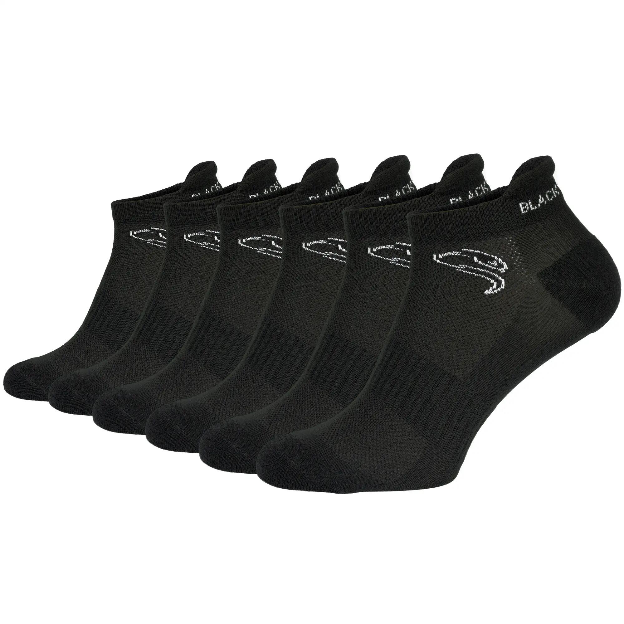 Damen Herren Sportsocken Sneakersocken Kompression gepolstert kurz 6er Pack 2/7