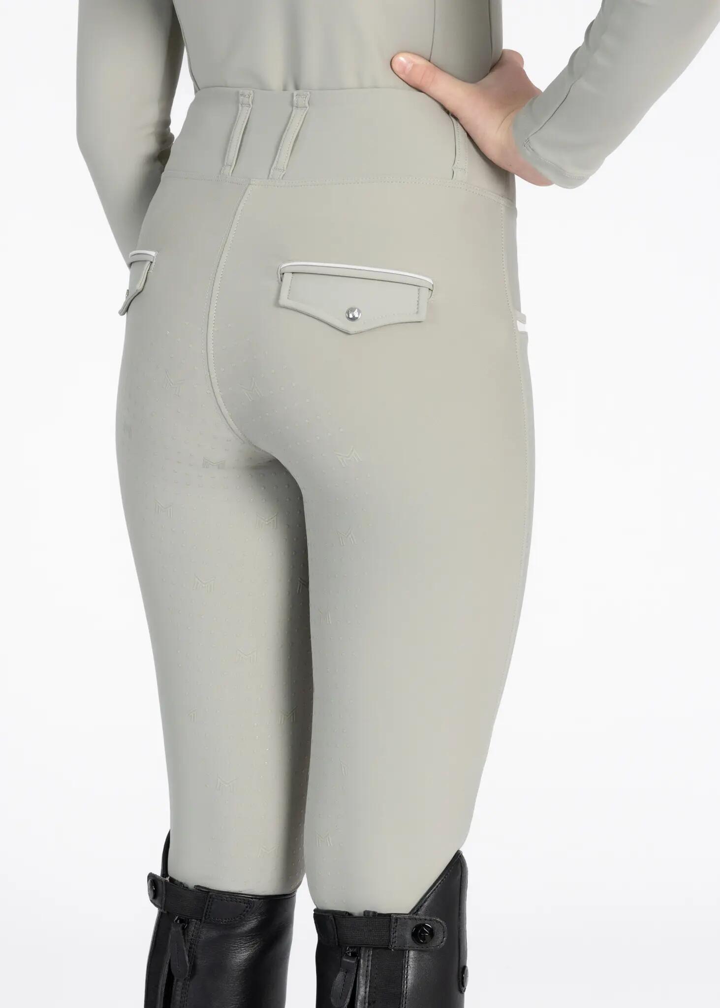 Leggings Pantalón Niños Equitación Maximilian Pro Full Grip Laurel 3/5