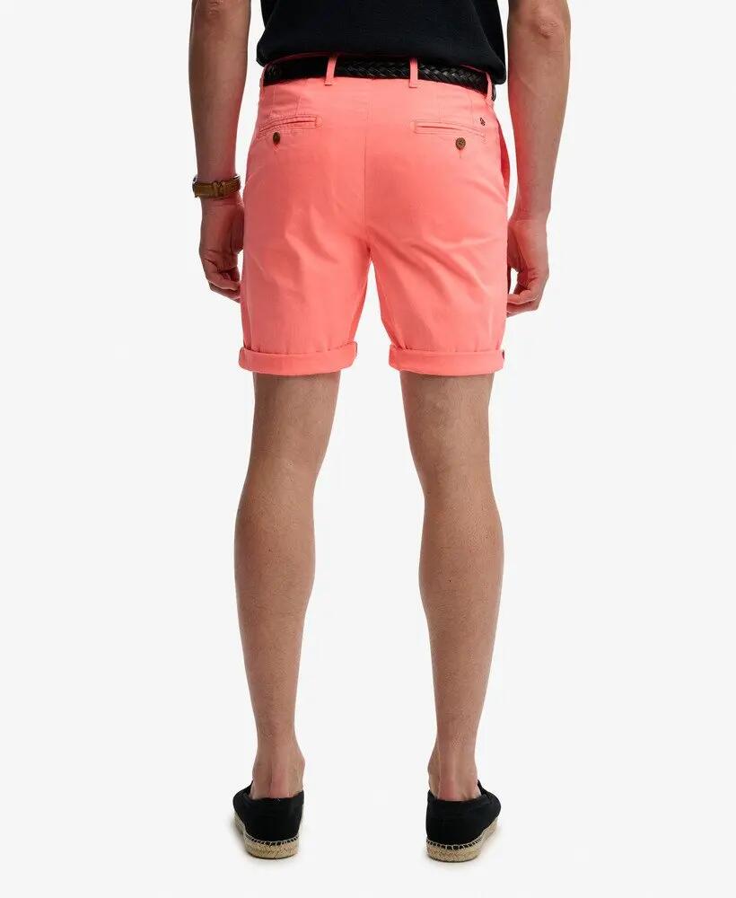 superdry Calções chino Premium Regular slim – Torch Flame Orange 4/7