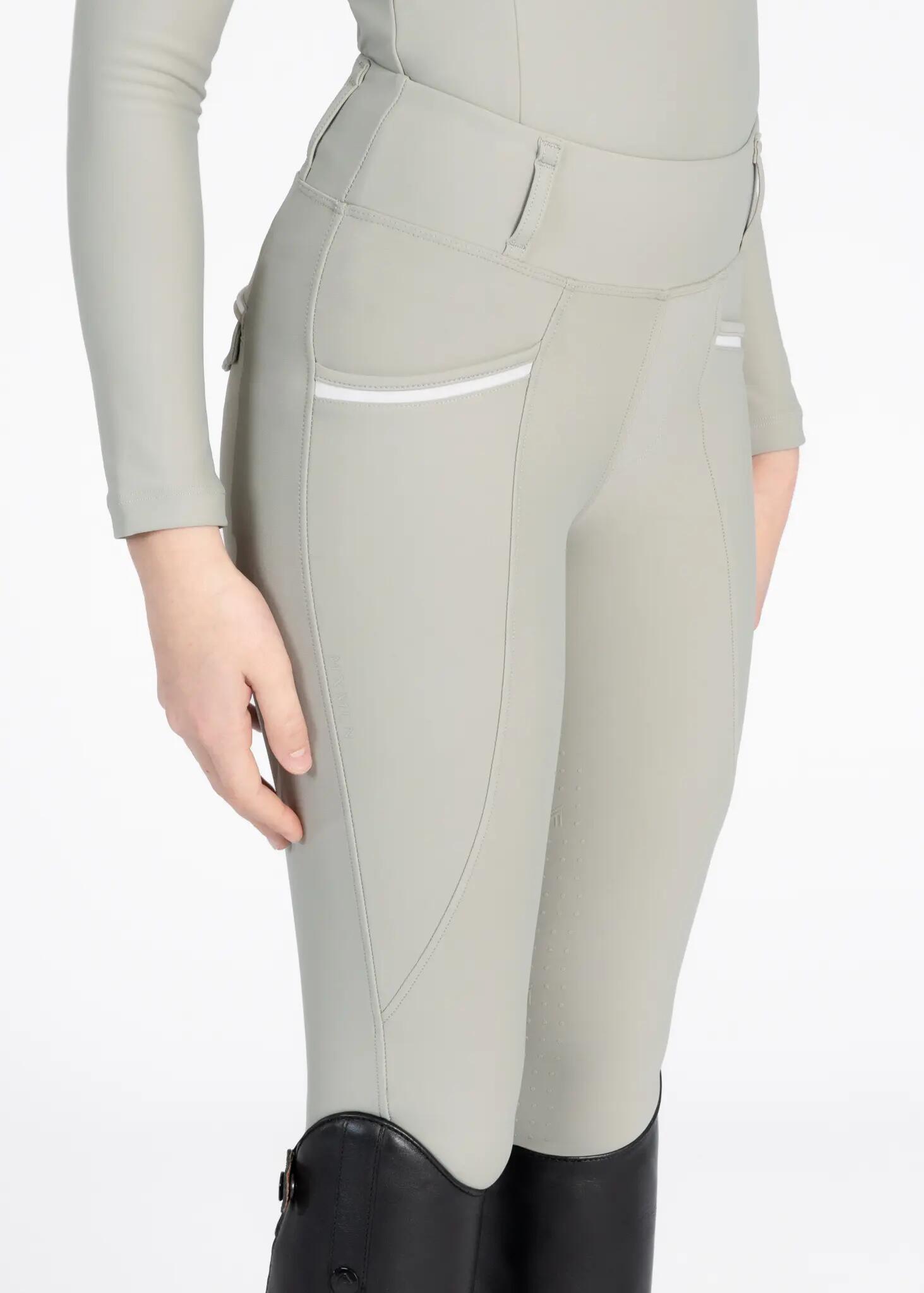 Leggings Pantalón Niños Equitación Maximilian Pro Full Grip Laurel 2/5