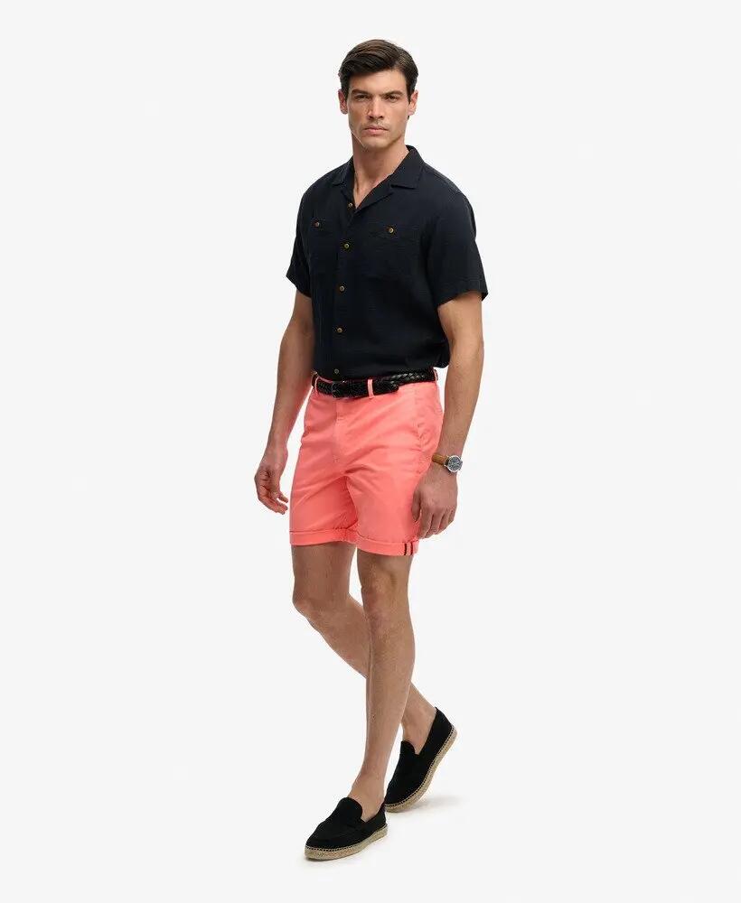 superdry Calções chino Premium Regular slim – Torch Flame Orange 2/7