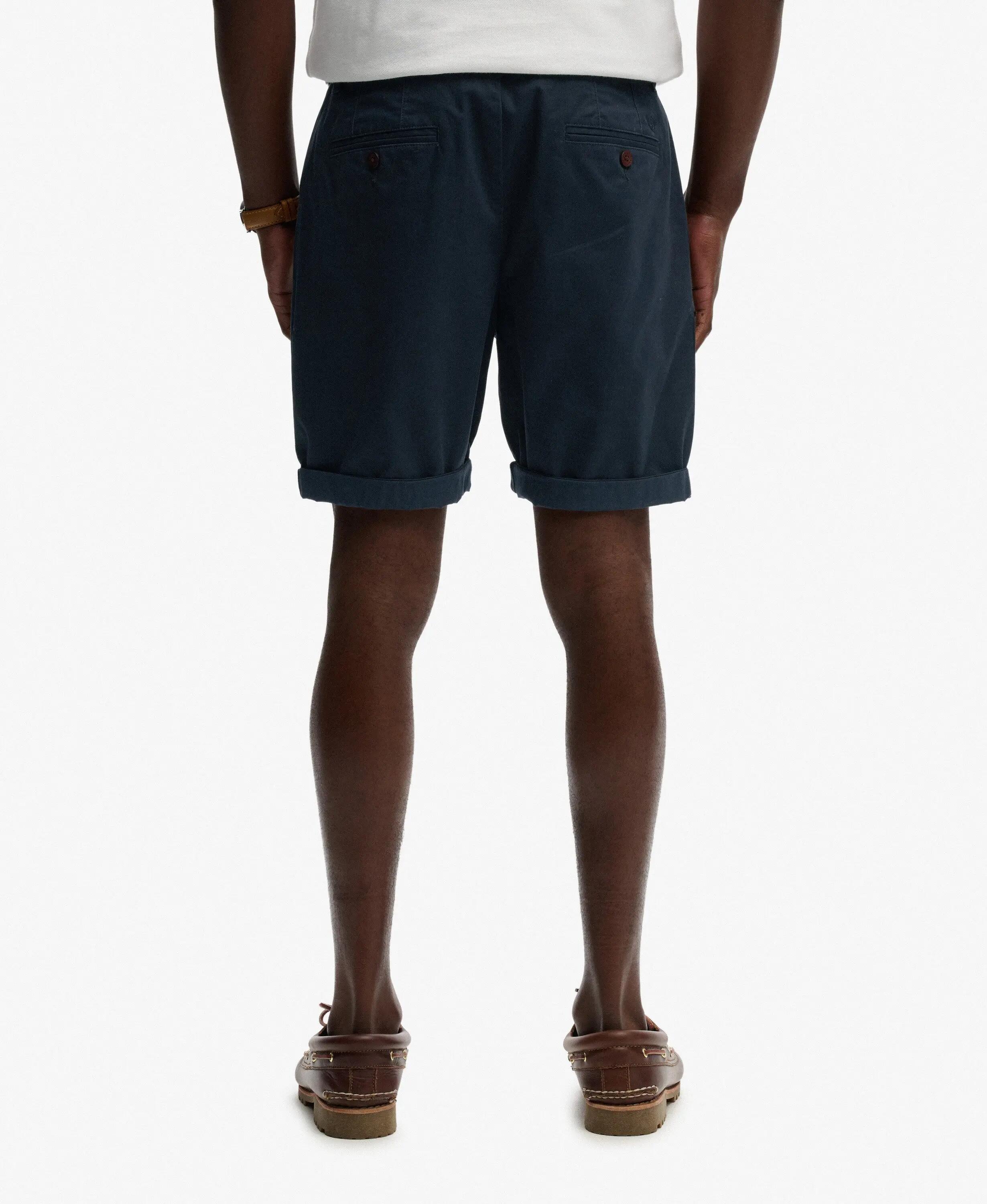 superdry Premium Regular chino short slim – ECLIPSE NAVY 5/7