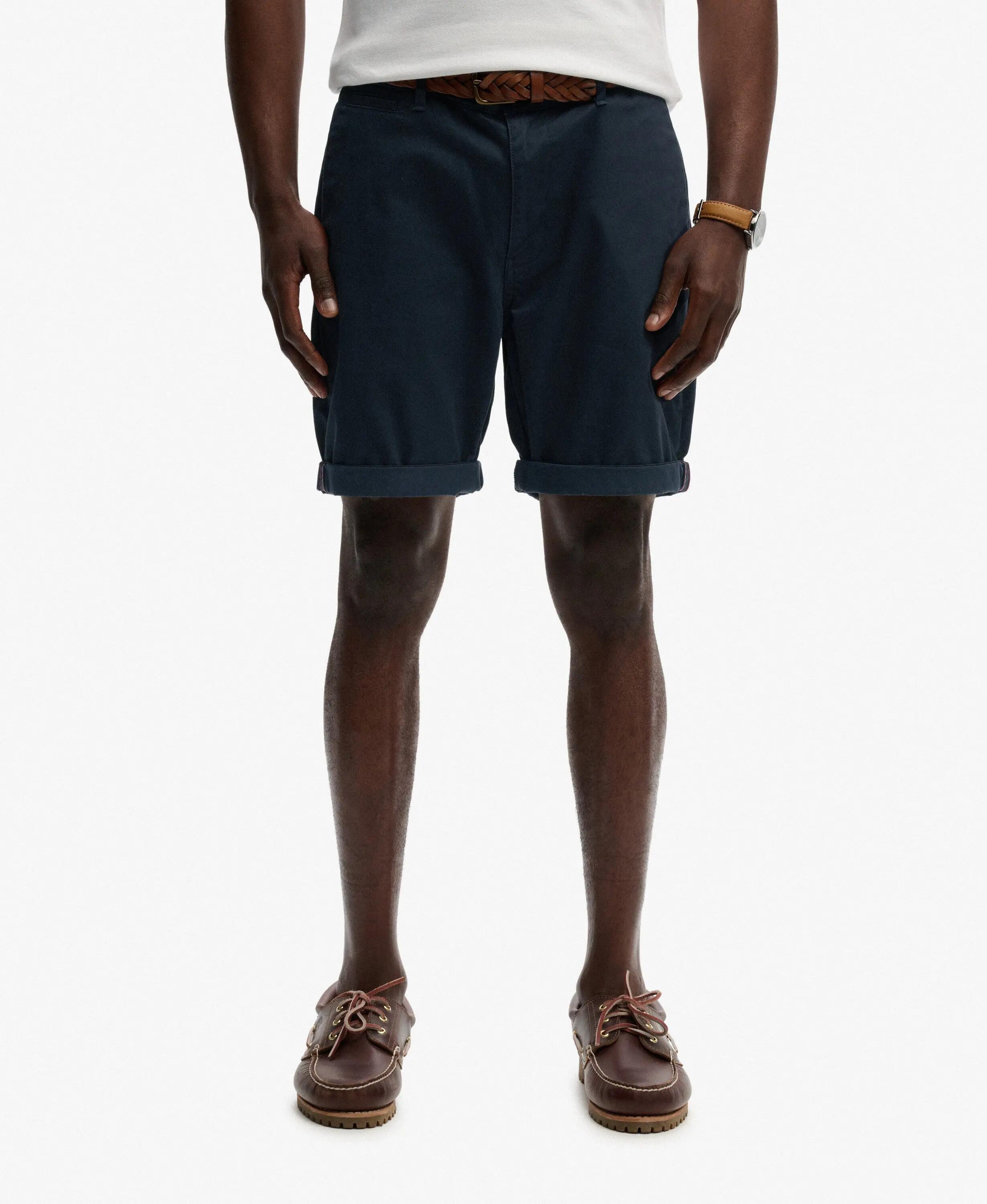 superdry Premium Regular chino short slim – ECLIPSE NAVY 4/7