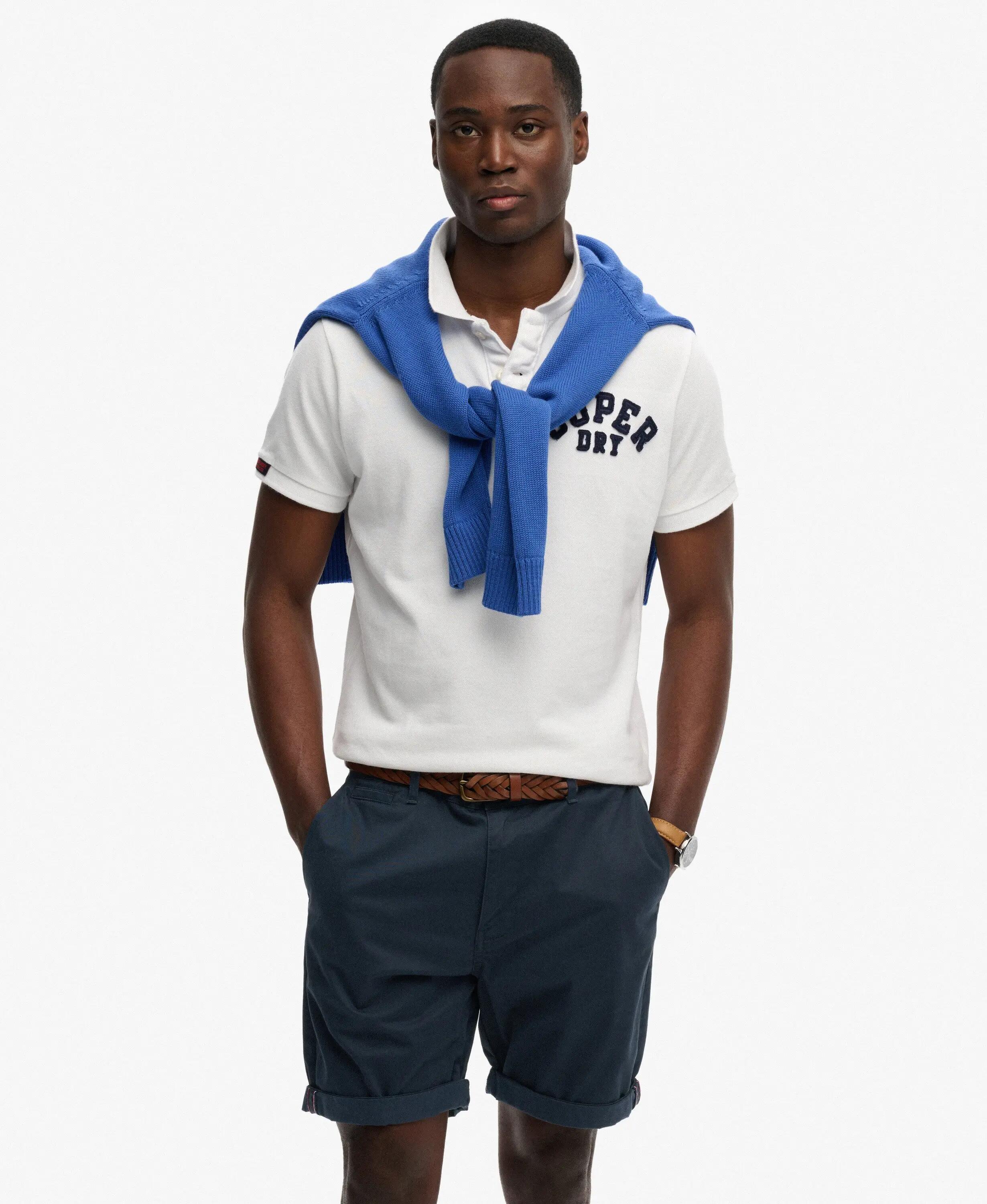 superdry Premium Regular chino short slim – ECLIPSE NAVY 2/7