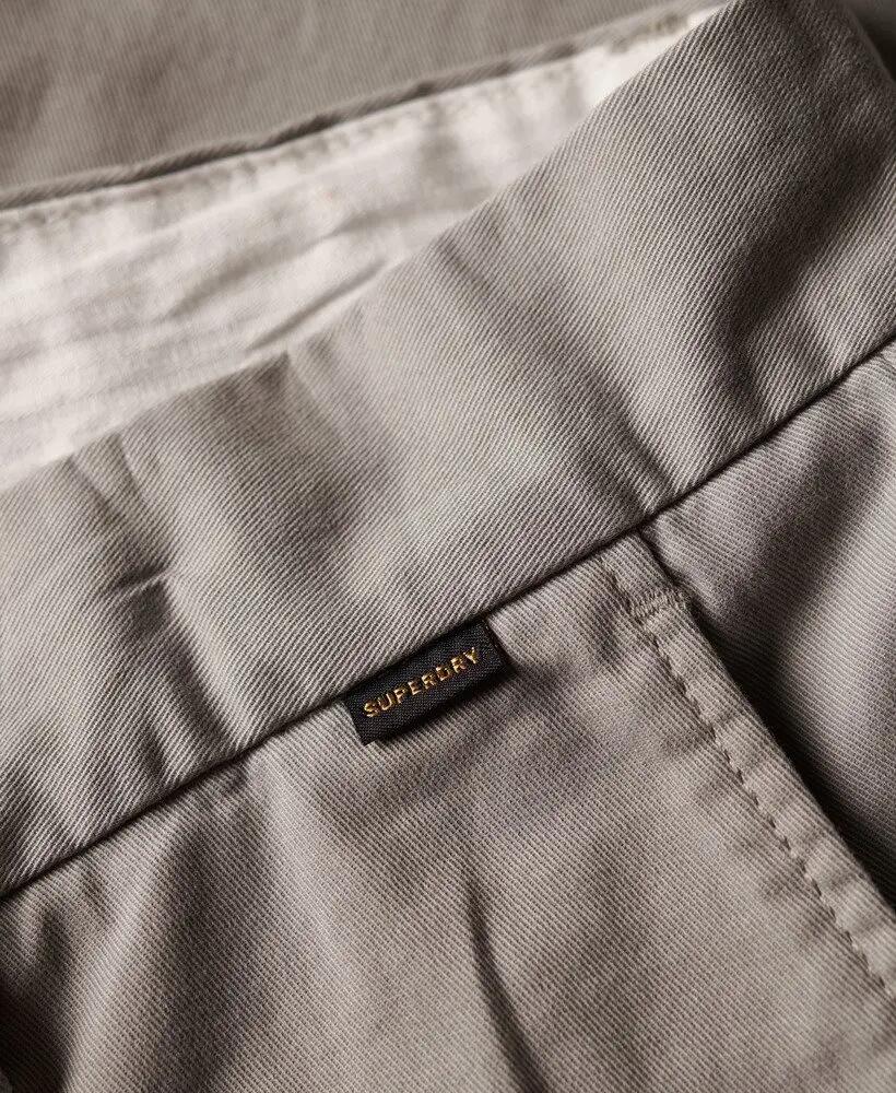 superdry Calções chino stretch para homem – DOVE GREY 7/7