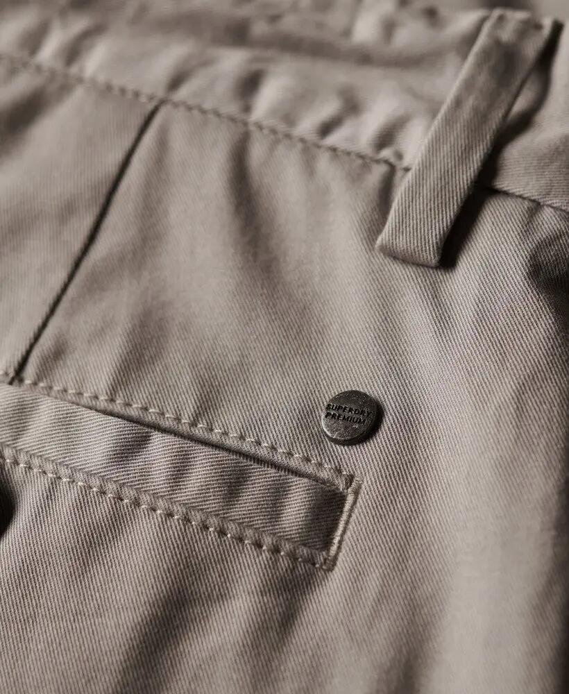 superdry Calções chino stretch para homem – DOVE GREY 6/7