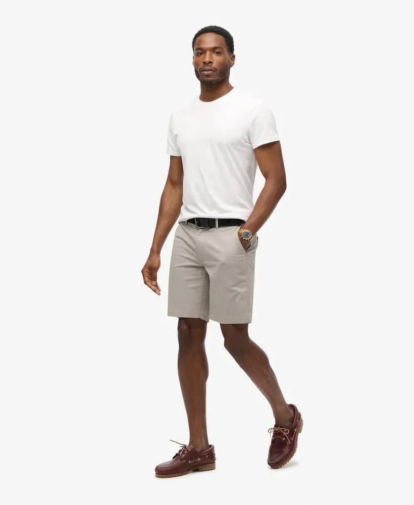 superdry Calções chino stretch para homem – DOVE GREY 4/7