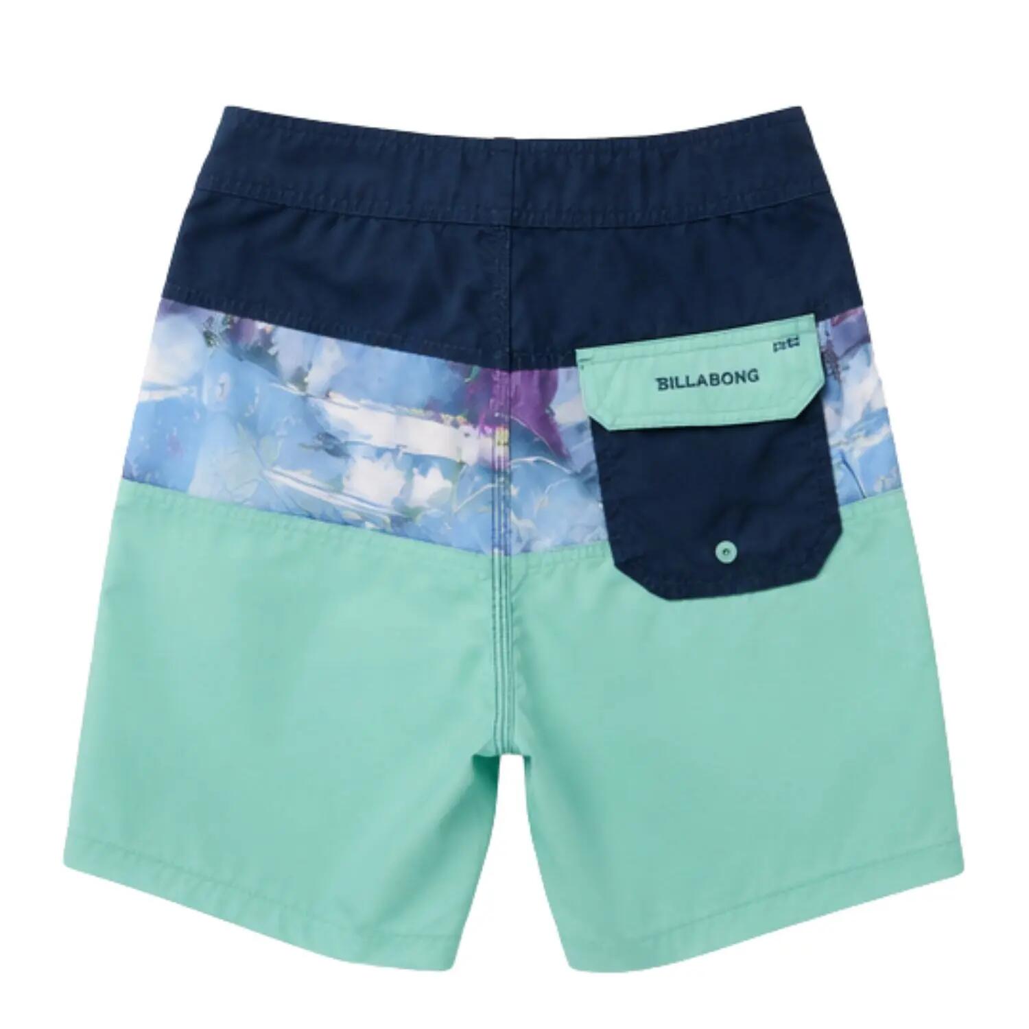 Boardshort da bagno per ragazzo Billabong Slice Menta 5/5