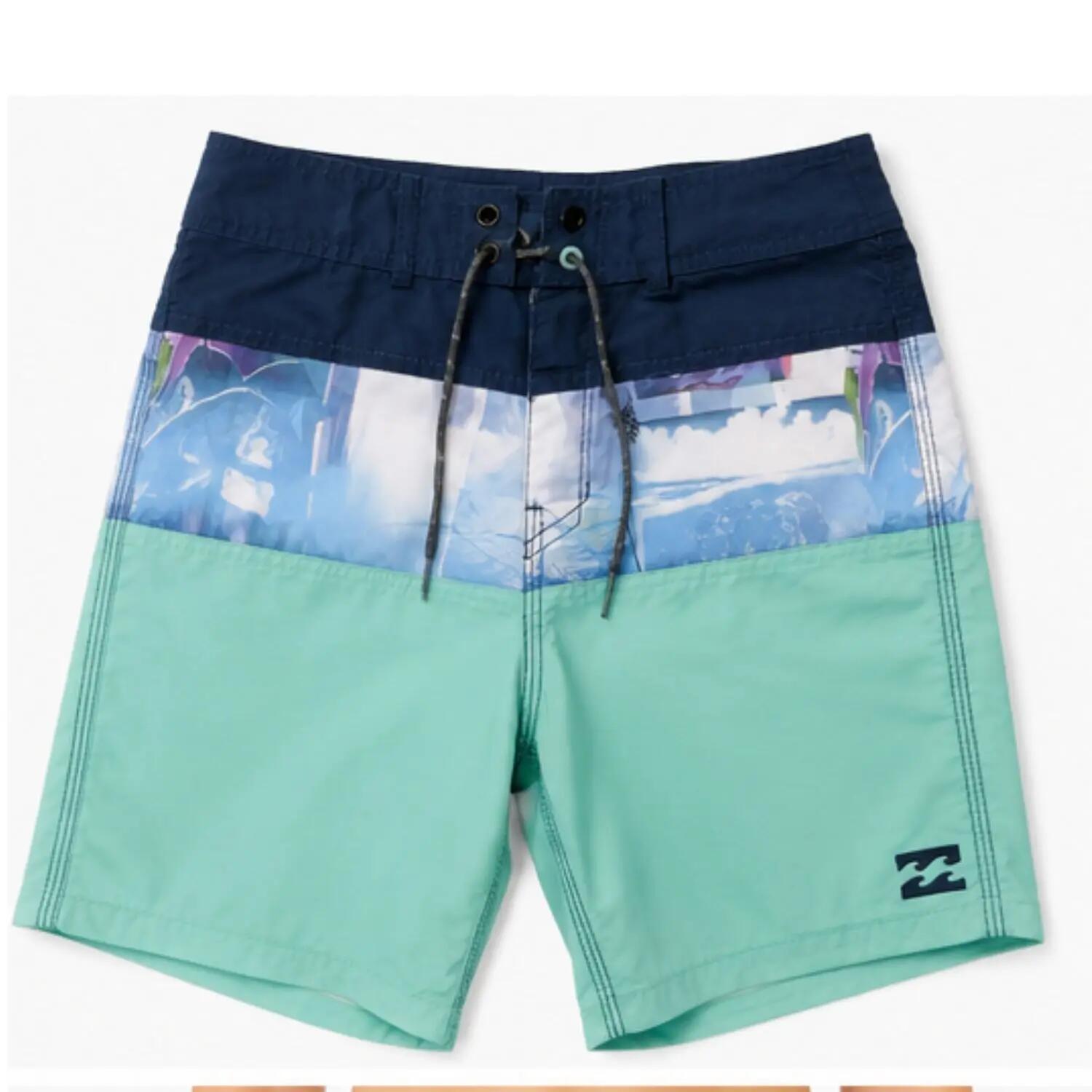 Boardshort da bagno per ragazzo Billabong Slice Menta 4/5