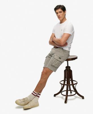 Superdry core cargo shorts – relaxed fit, twill 97% katoen – eclipse navy