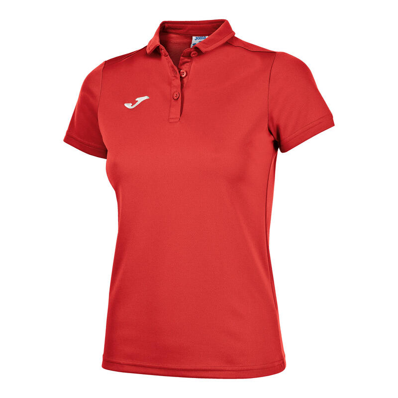 Polo manches courtes Femme Joma Hobby rouge